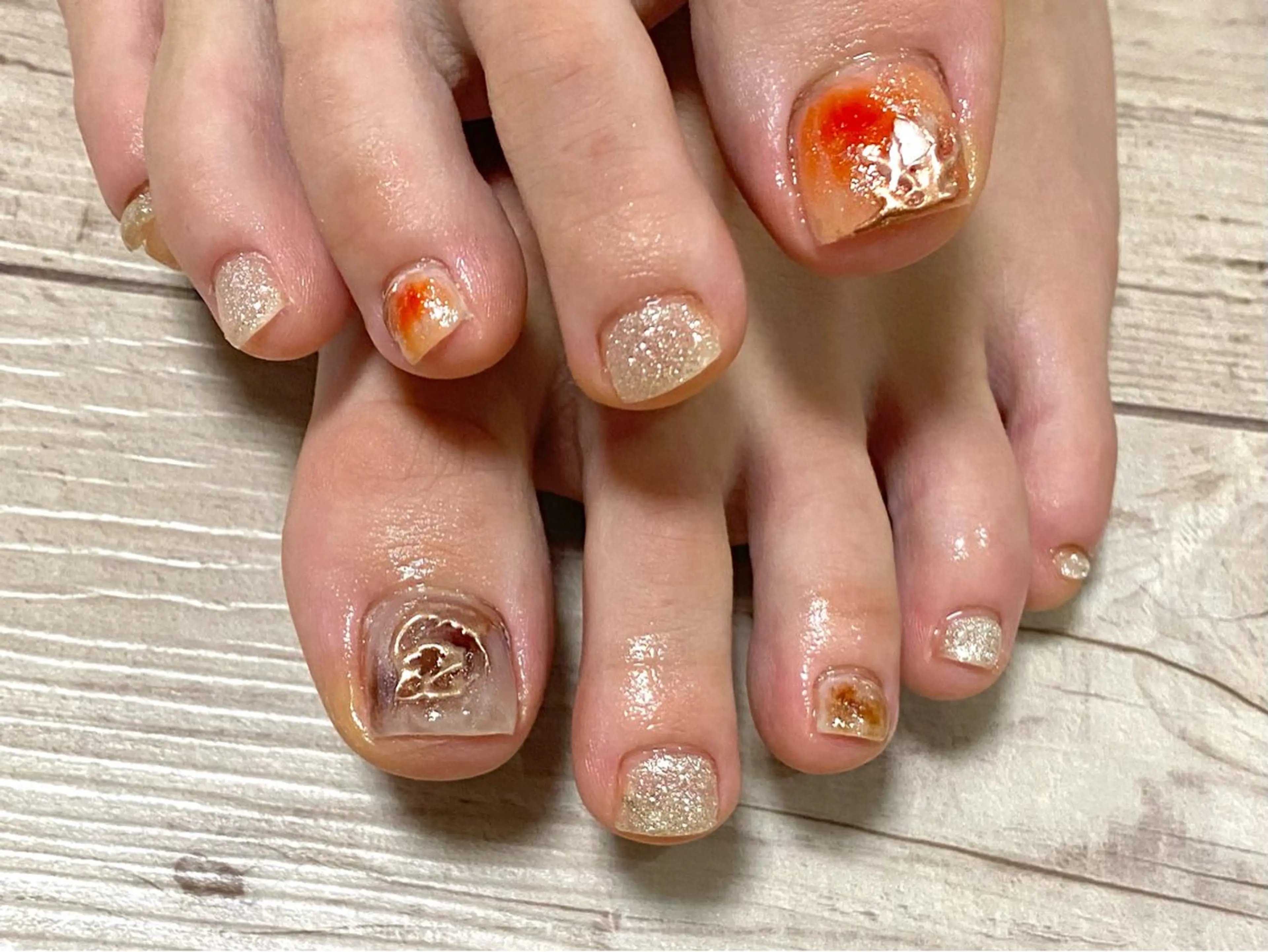 ネイル フットネイル Verita     Nail所属・Verita nailのネイルデザイン