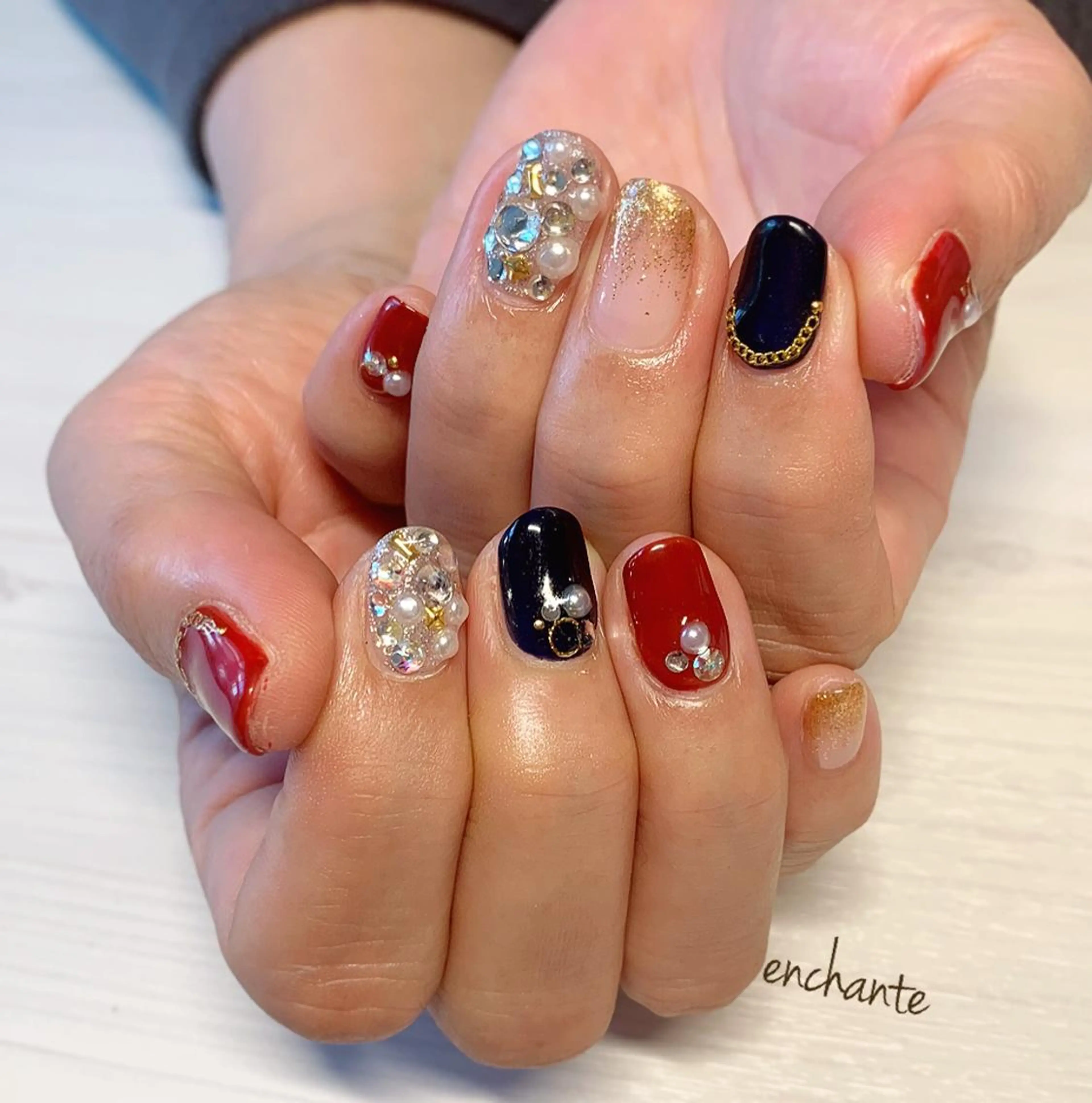 ネイル アンシャンテ所属・enchante 自由が丘のネイルデザイン