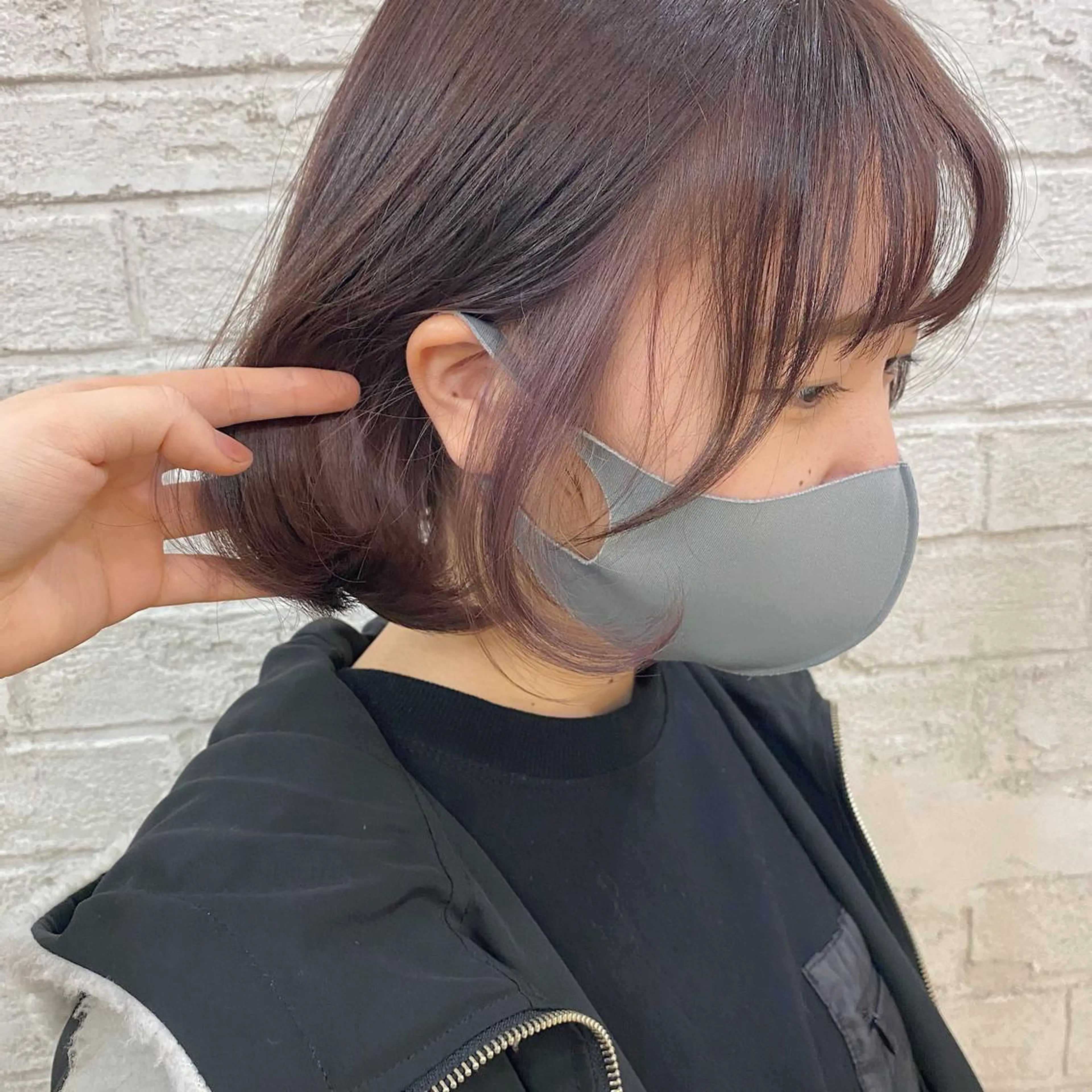 ショート カラー ヘアアレンジ ♡韓国風ヘア 🐈♡MIHOのヘアスタイル