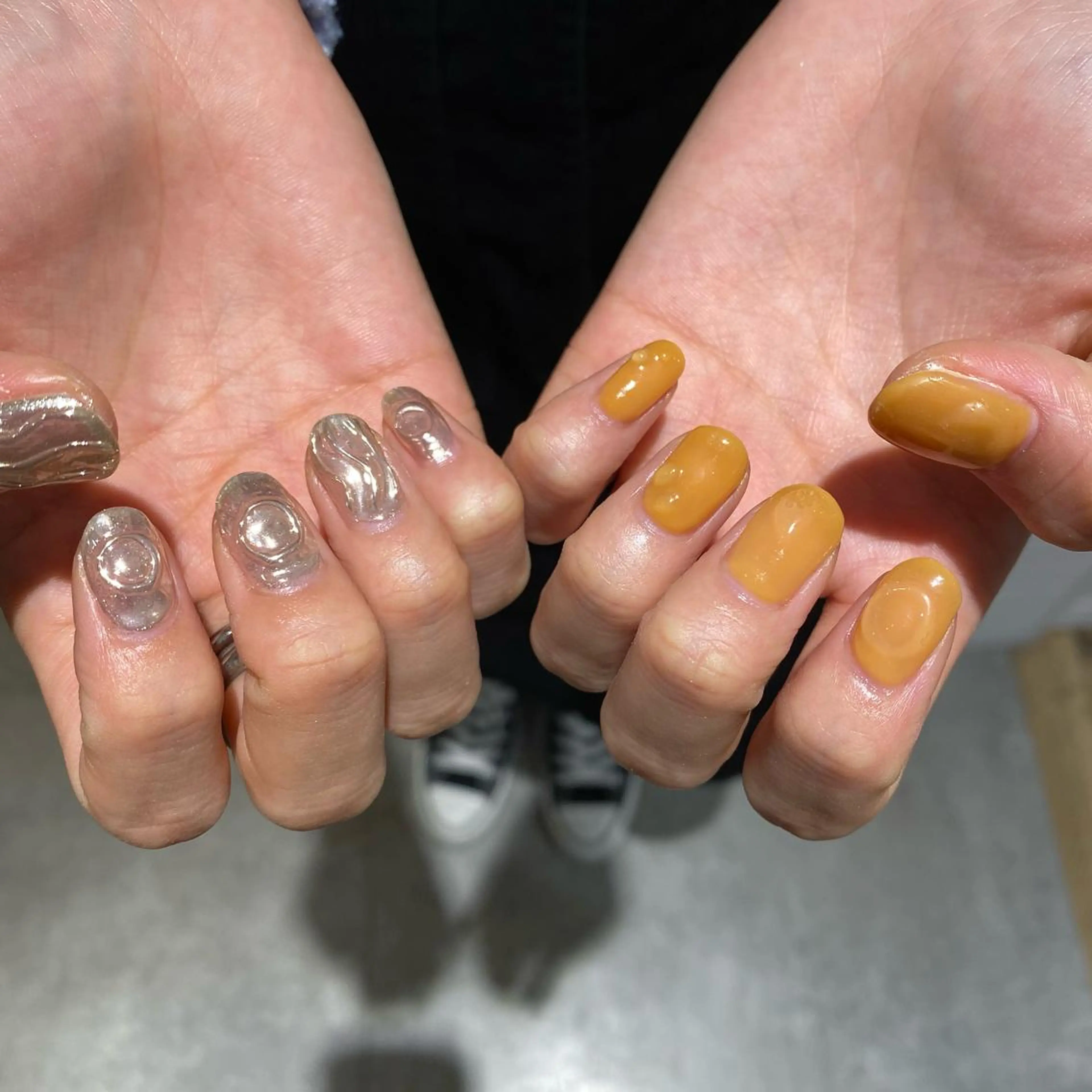 ネイル sio.nail&eyebrow salon shimokitazawa2号店所属・nailist mana𖤐´-のネイルデザイン