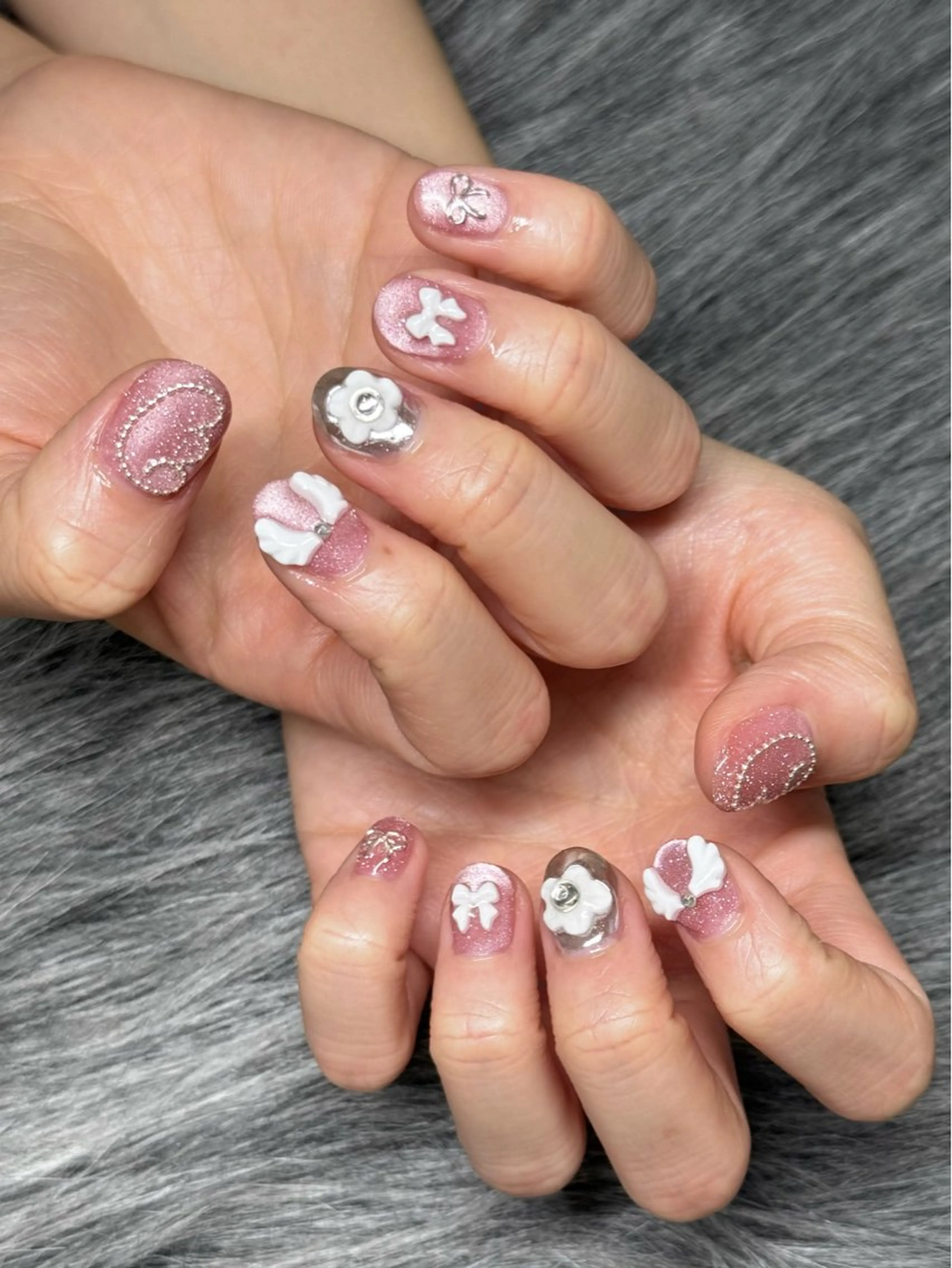 ネイル ハンドネイル MITSUME 🎀 yumeのネイルデザイン