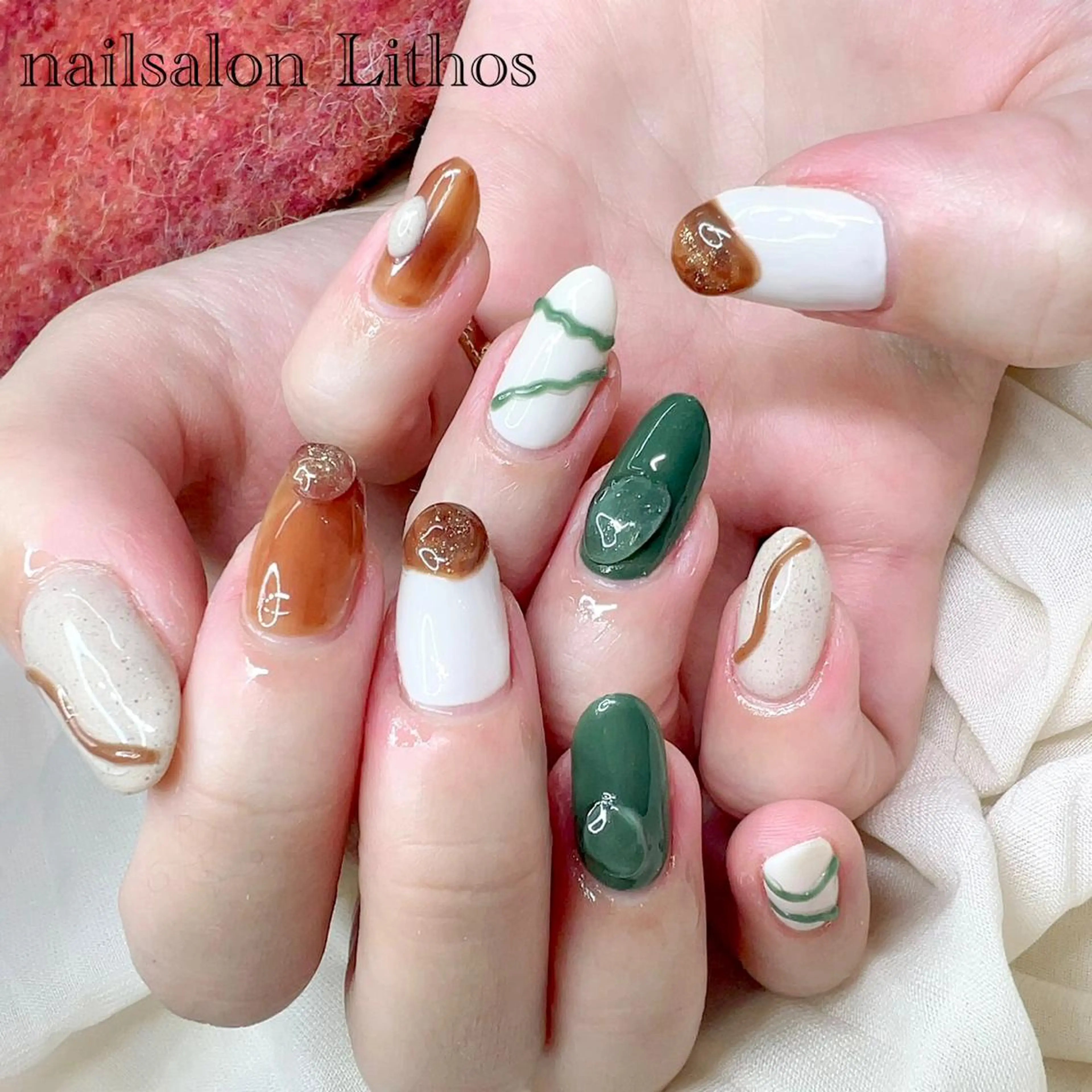 ネイル ハンドネイル nailsalon Lithos所属・nailsalon Recontreのネイルデザイン