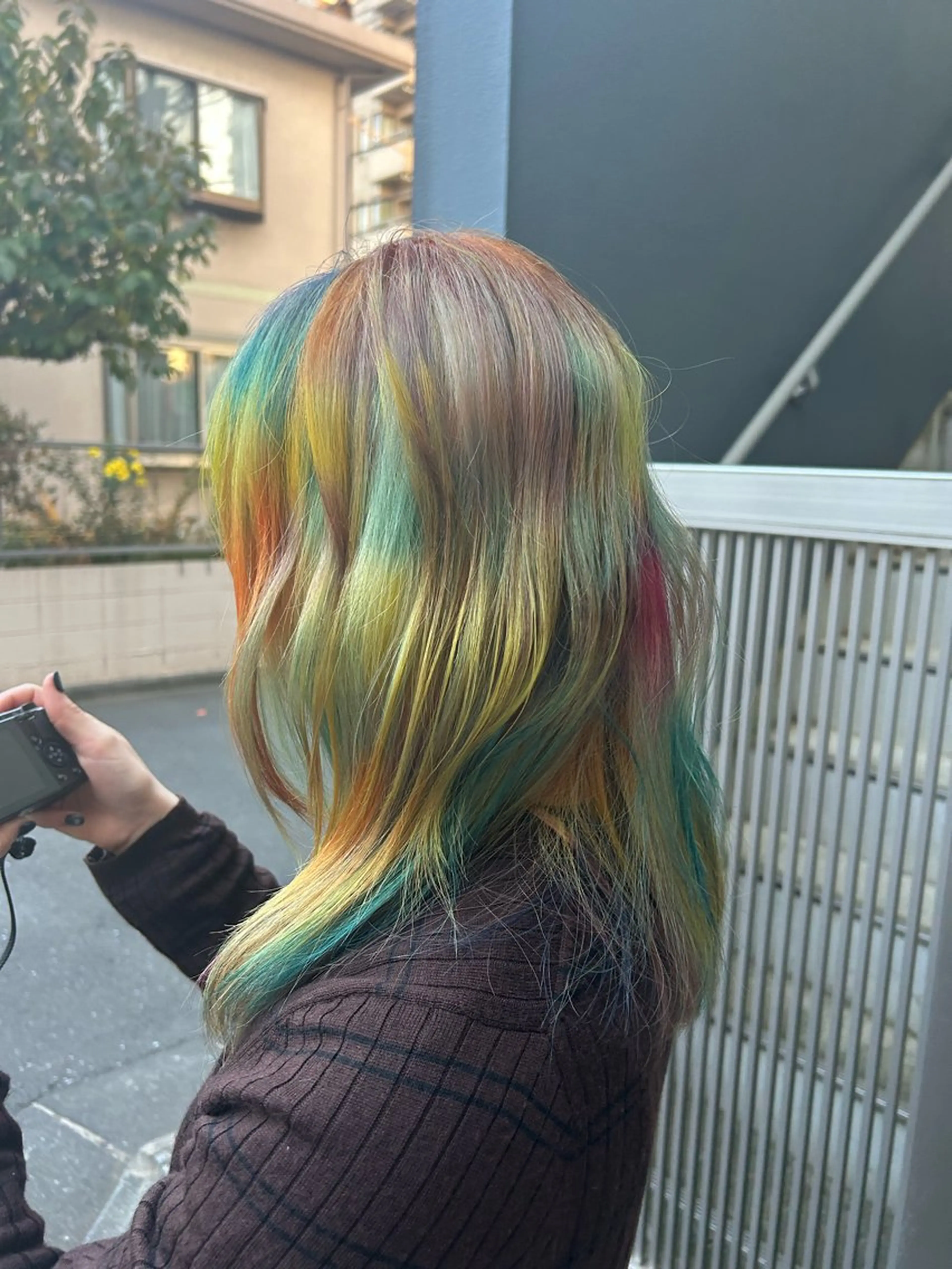 セミロング ohasi yunaのヘアスタイル