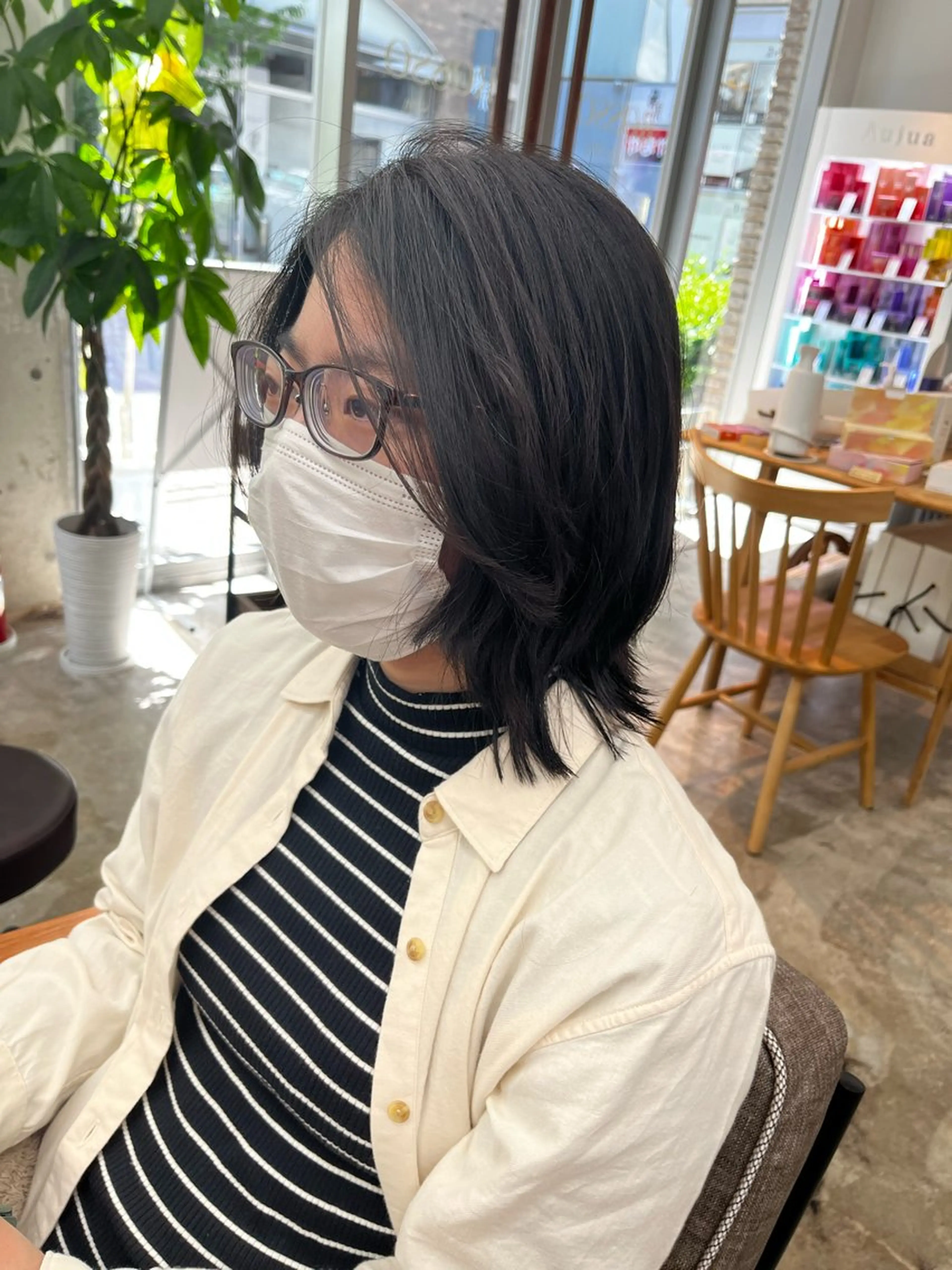 ミディアム ROSSO Hair＆SPA  香椎宮前店所属・SHIINA 香椎宮前店のヘアスタイル