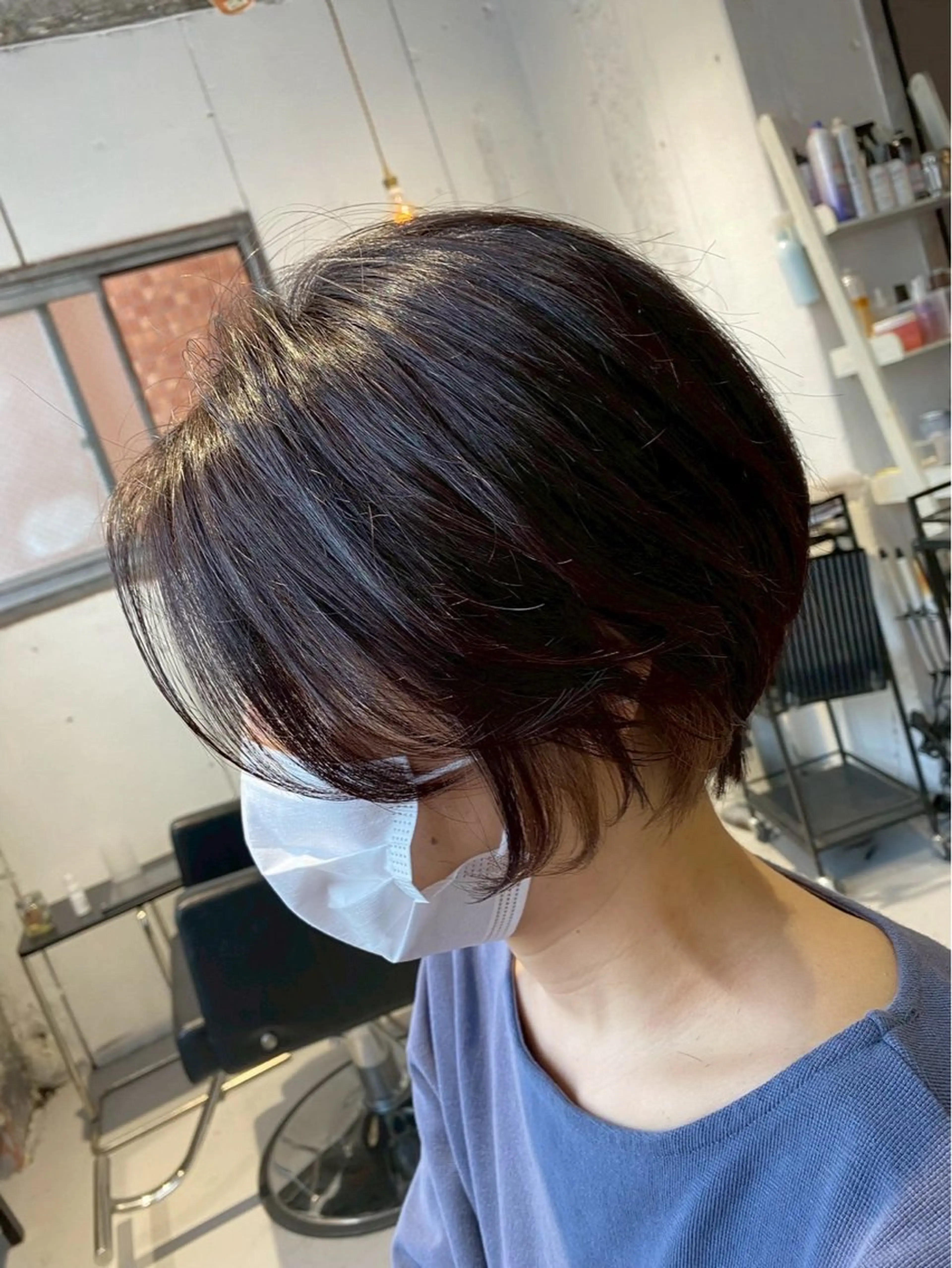 ショート ヘアカラー ✂︎cadre✂︎ 🪶かまだれいし🪶のヘアスタイル