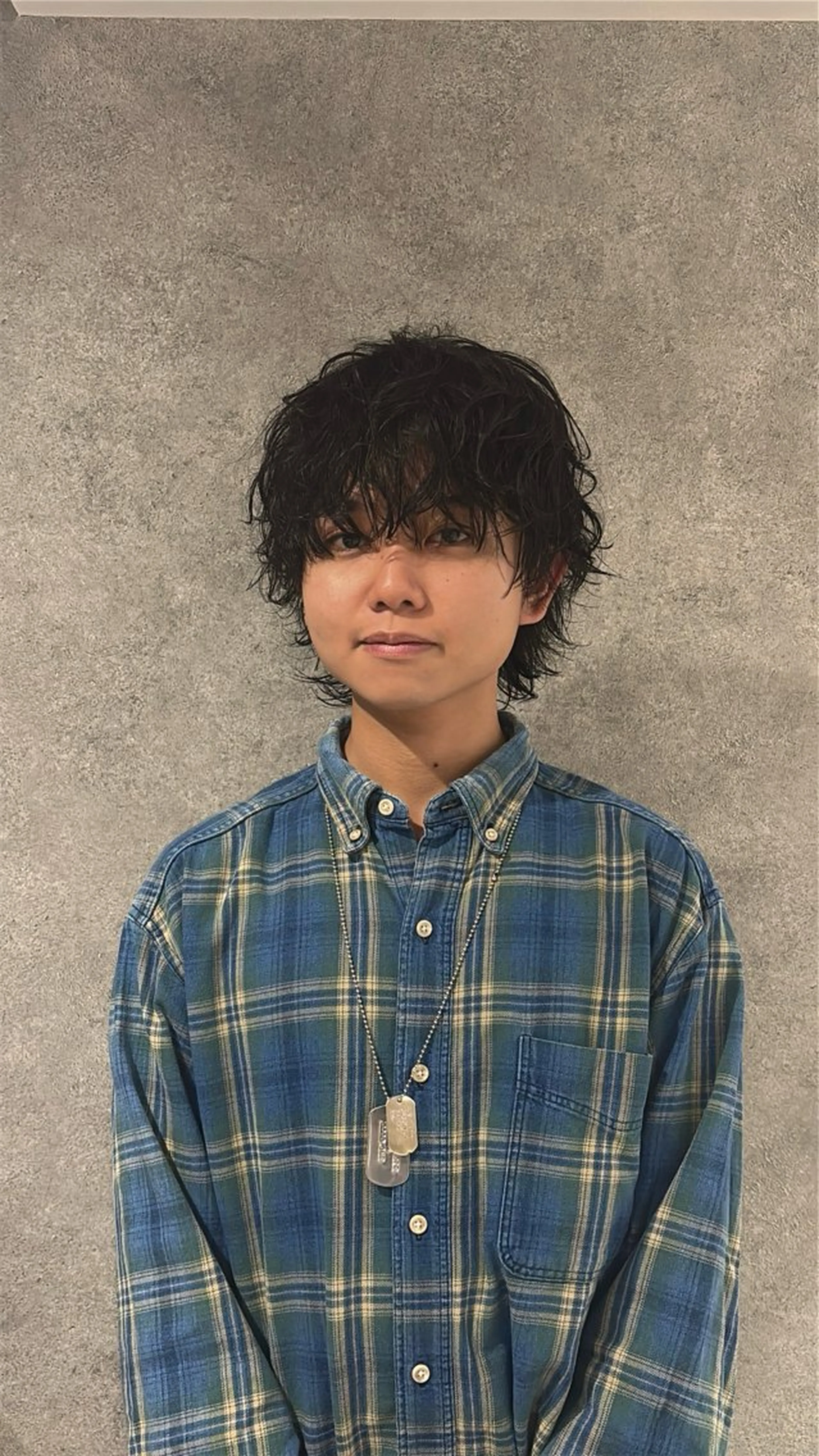 ショート パーマ メンズ メンズパーマ カット パーマ りんと/メンズ/ 艶カラーのヘアスタイル