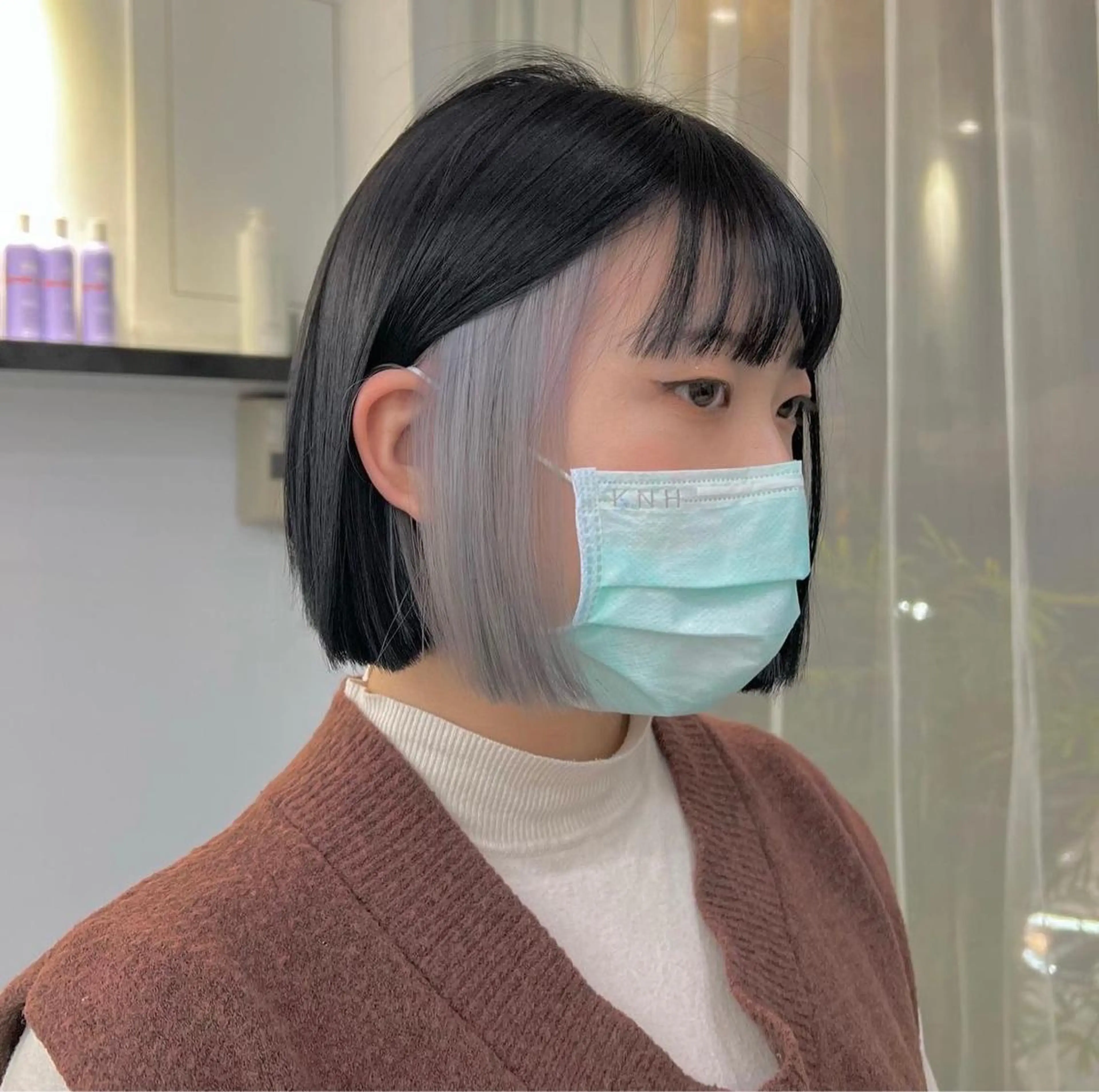 ショート カラー ヘアカラー トリートメント THESALONS所属・🤍ブリーチカラー /寄田龍樹🤍のヘアスタイル