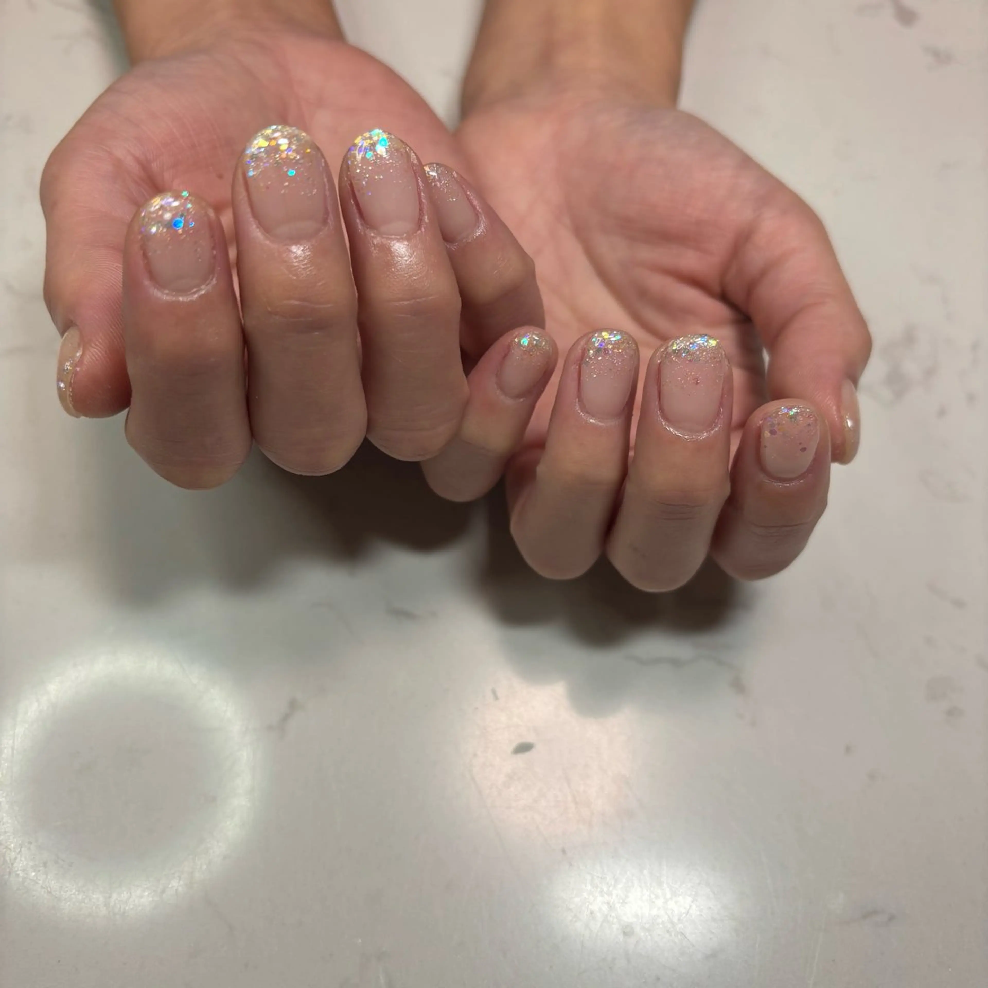 ネイル グラデーション ラメ(グリッター) ラメグラデーション MONT D'OR所属・MONT D'OR YUUKAのネイルデザイン