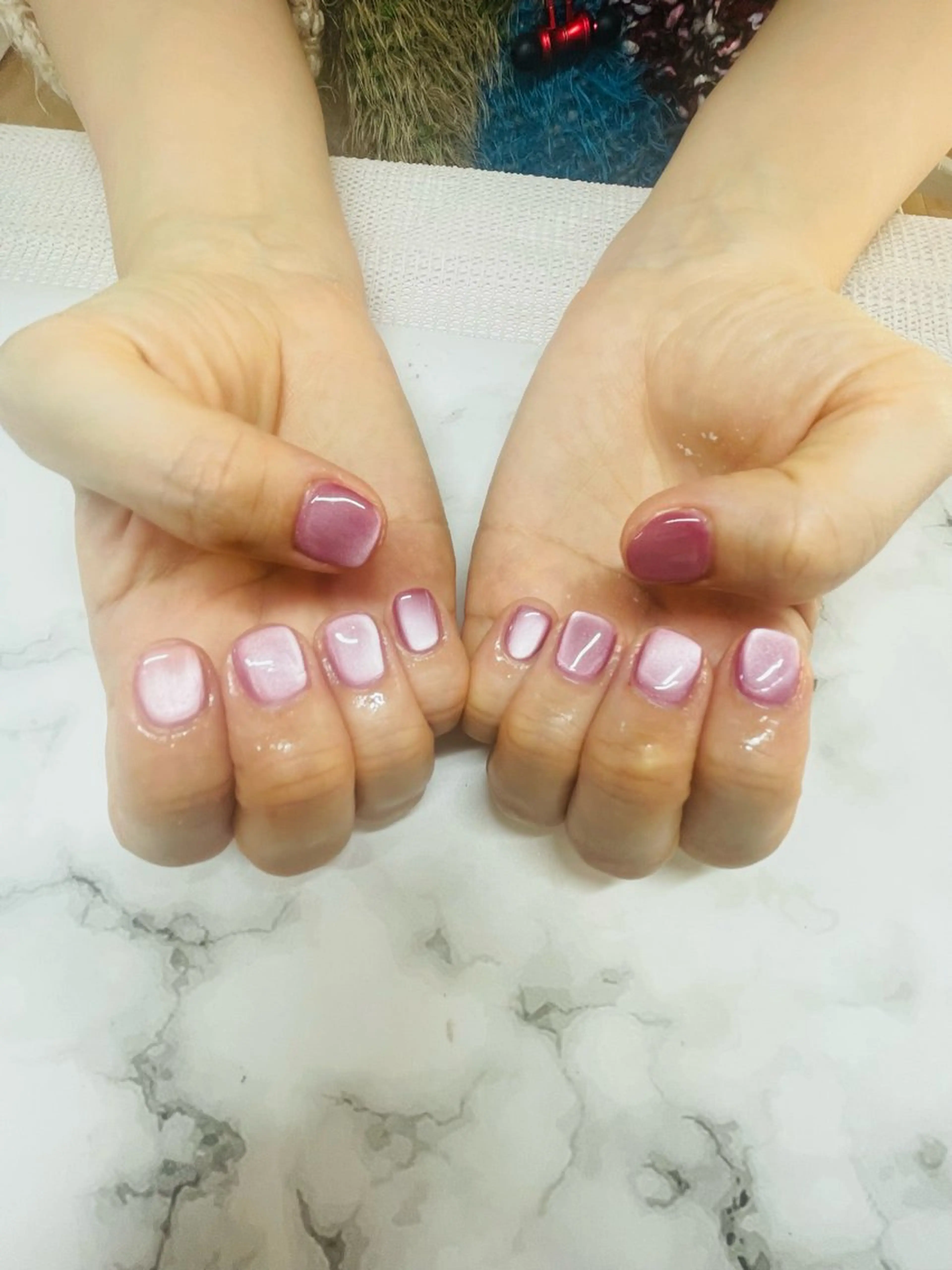 ネイル マグネットネイル マグネットワンカラー ワンカラーネイル Star Beautyのネイルデザイン