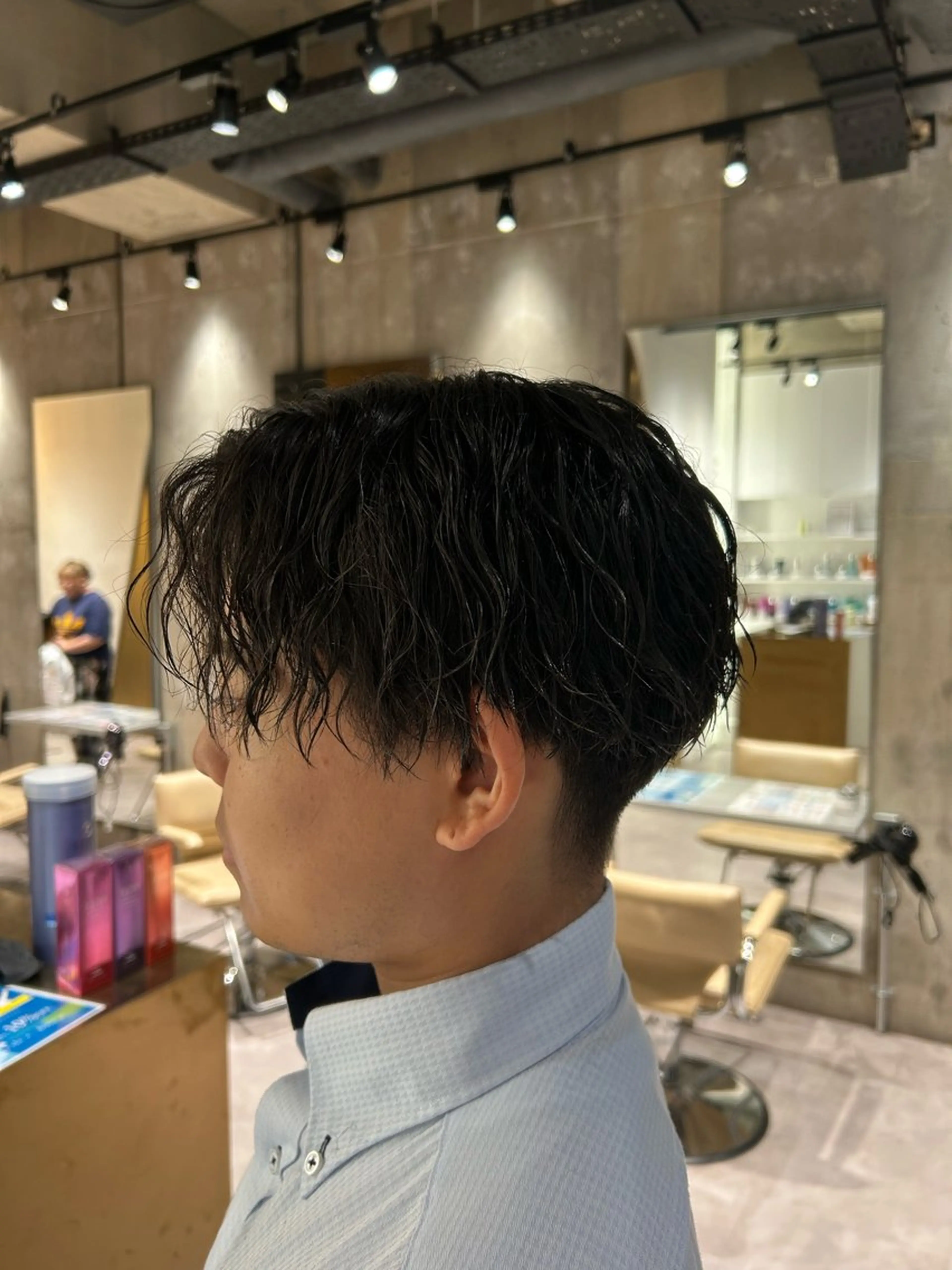 パーマ メンズ カット パーマ 無料ショートモデル 募集✔️SEIYAのヘアスタイル