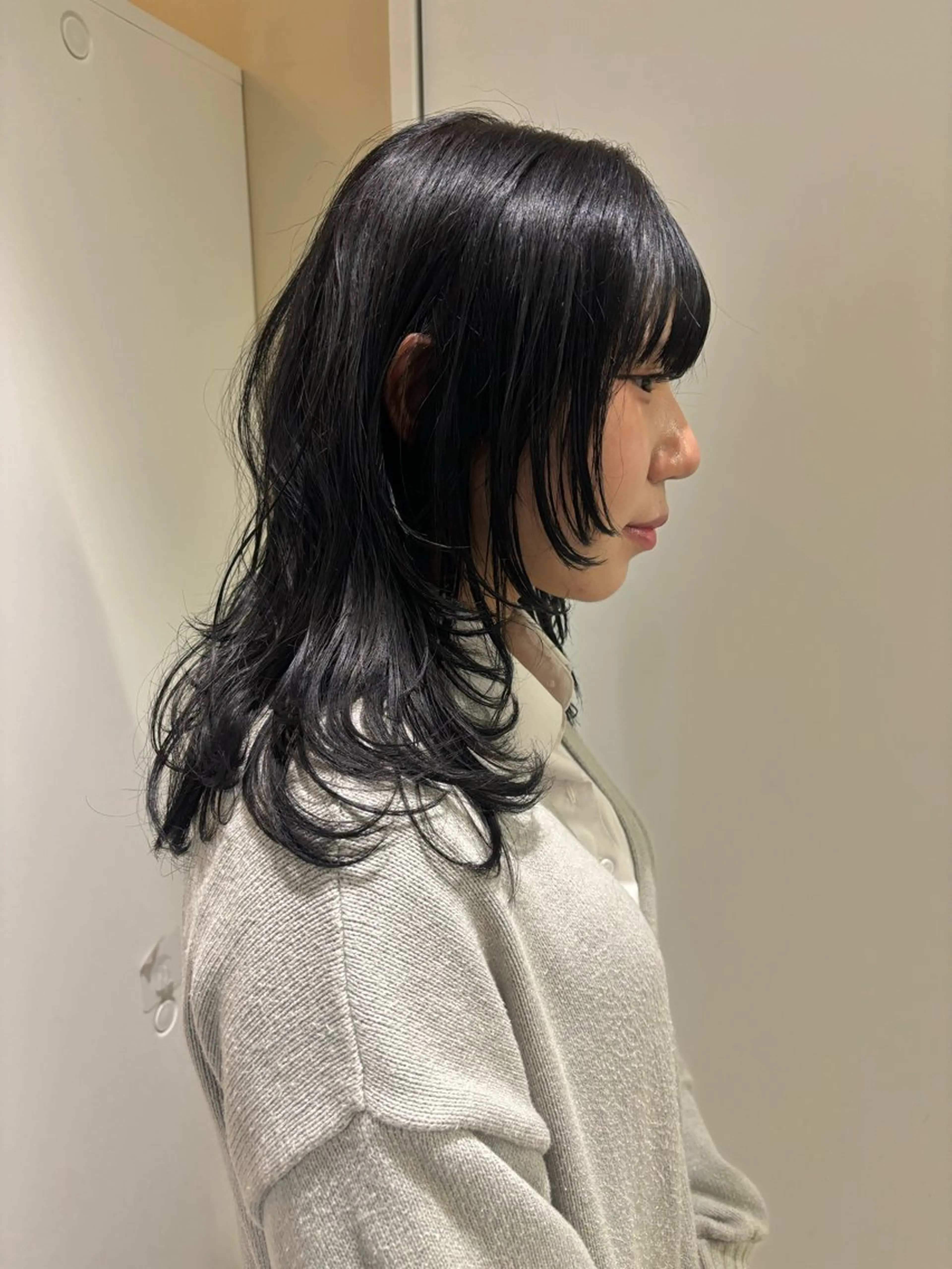 ミディアム カラー ヘアアレンジ カット ヘアカラー トリートメント 🐕kato Mizuki🐕のヘアスタイル