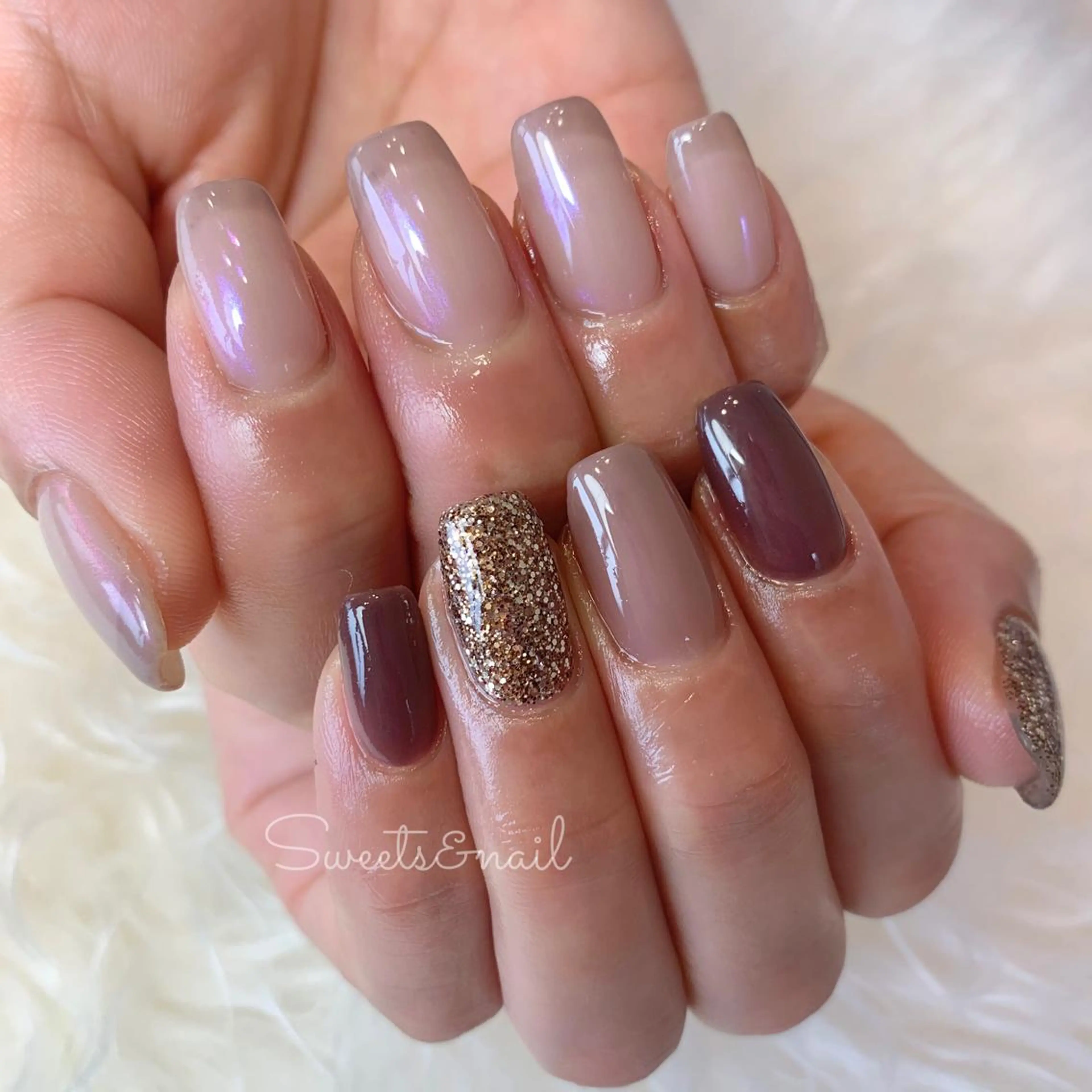 ネイル オーロラネイル Sweets &nailのネイルデザイン