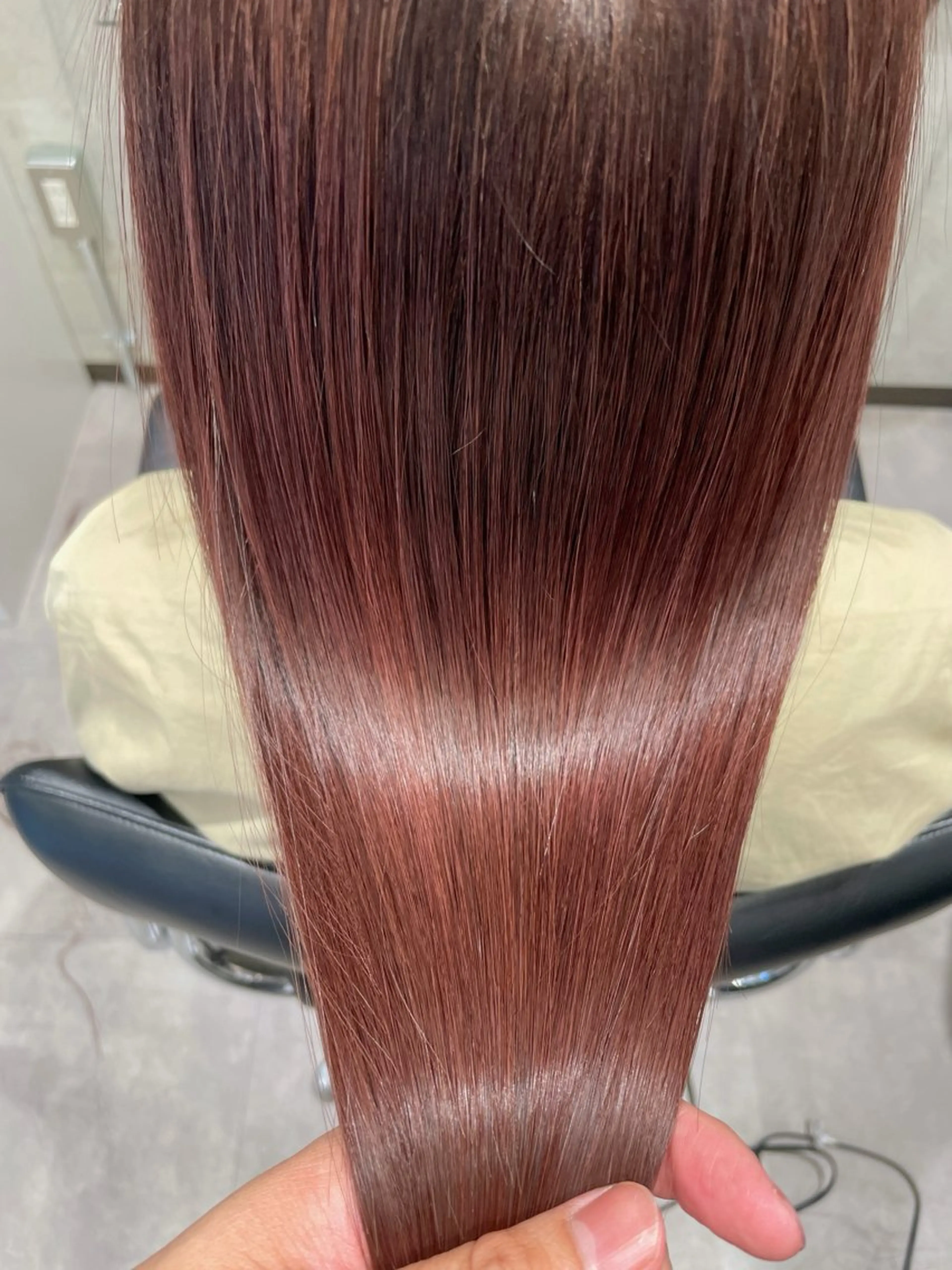 ロング カラー 髪質改善 トリートメント ヘアカラー Leyシェアサロン所属・KenIchi施術者 1%未満ドライカットのヘアスタイル