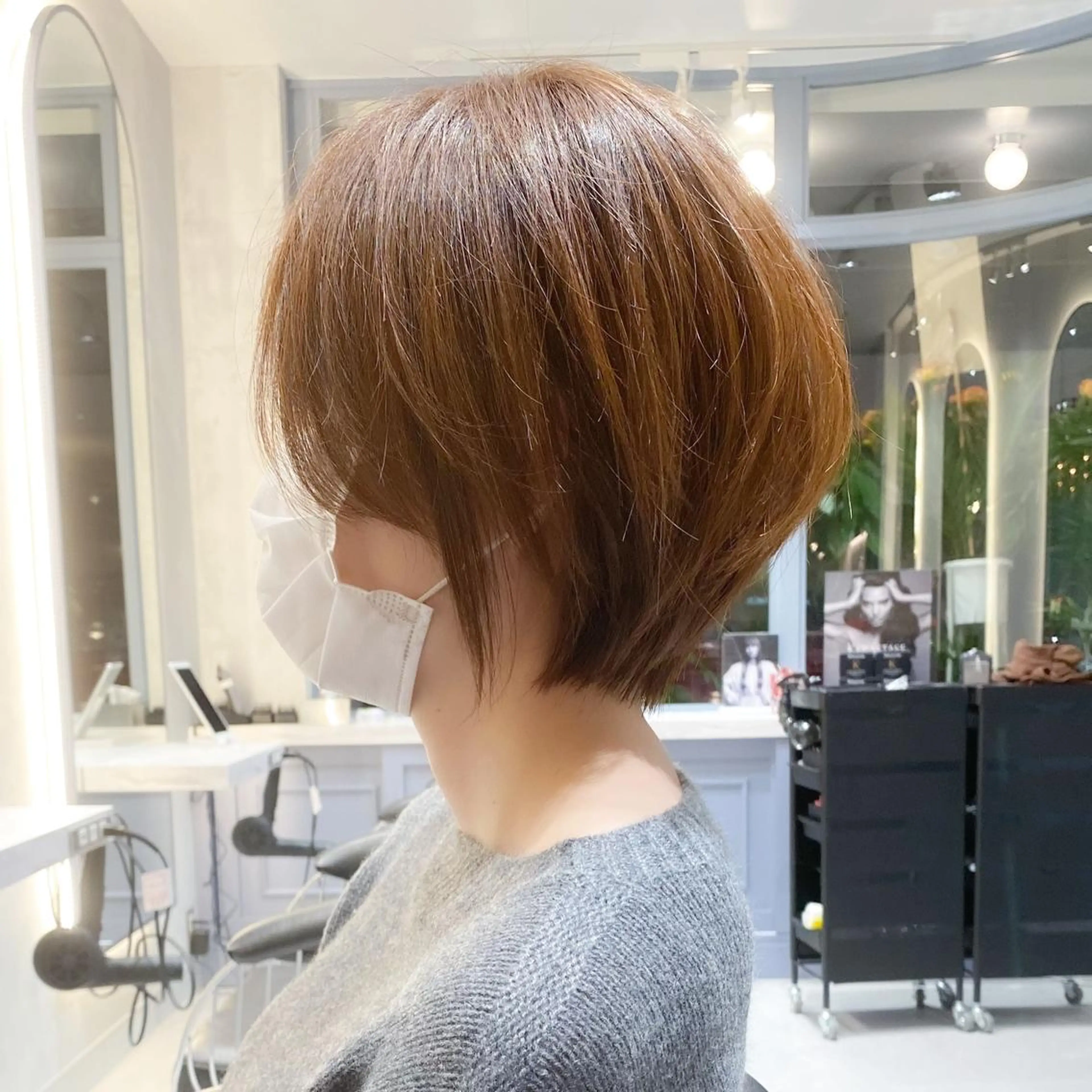 ショート ショートボブ 丸みショート ボブ ショートヘア ショート ショートボブ斉藤航人のヘアスタイル