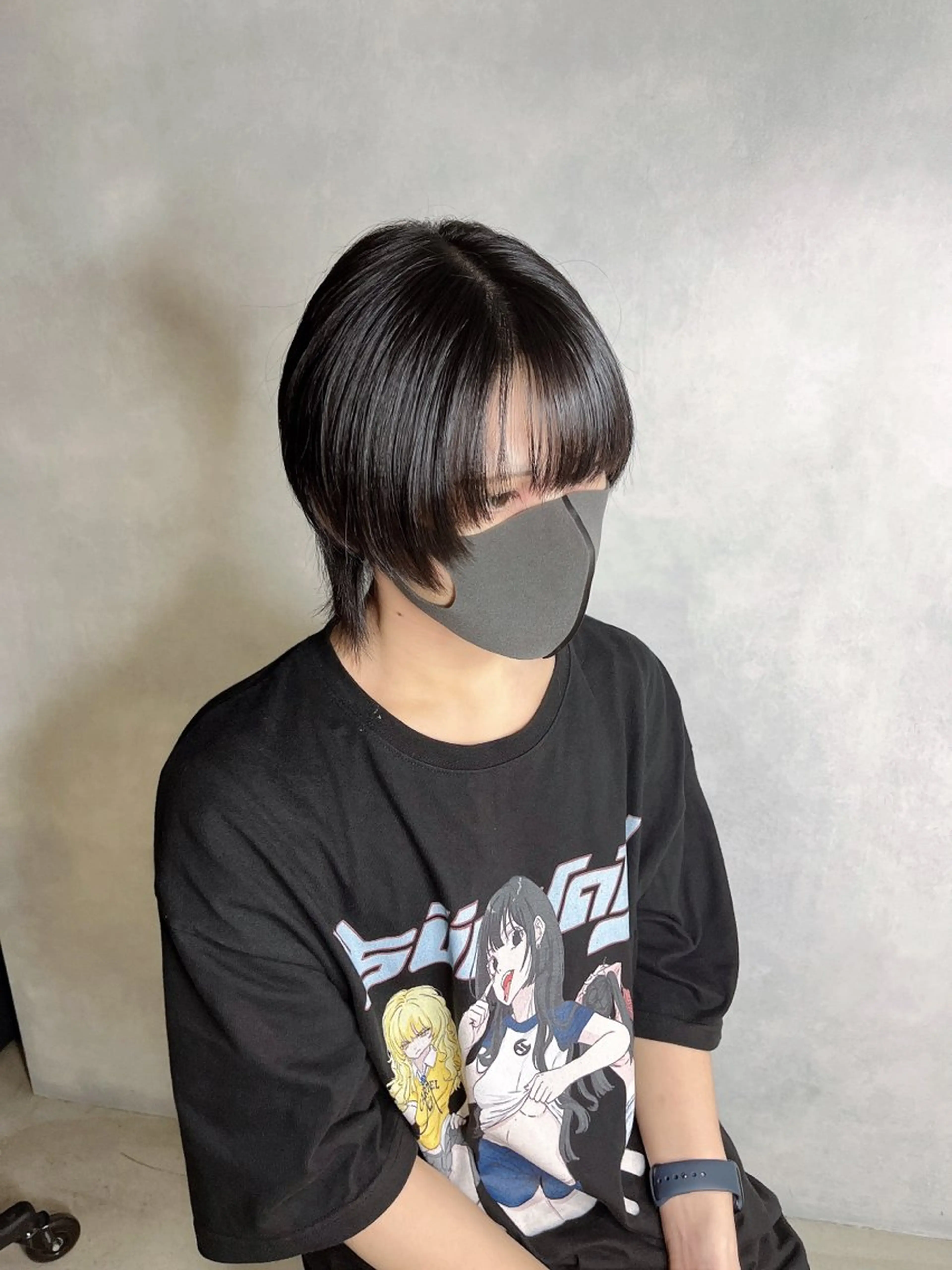 ショート メンズ カット 大阪韓国メンズ特化 LUNAのヘアスタイル