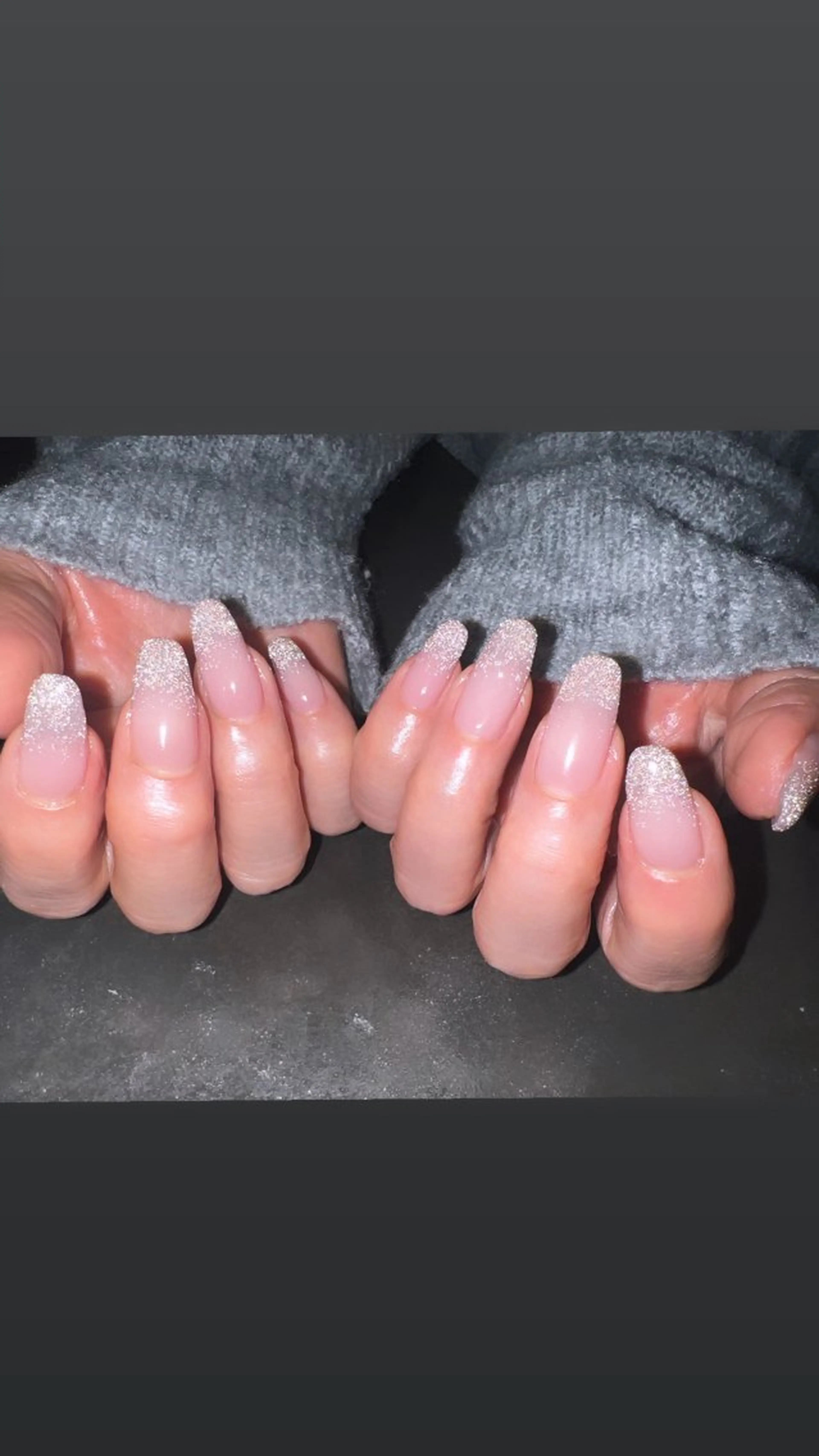 ネイル ラメ(グリッター) ラメグラデーション 88-nail. MAKIのネイルデザイン