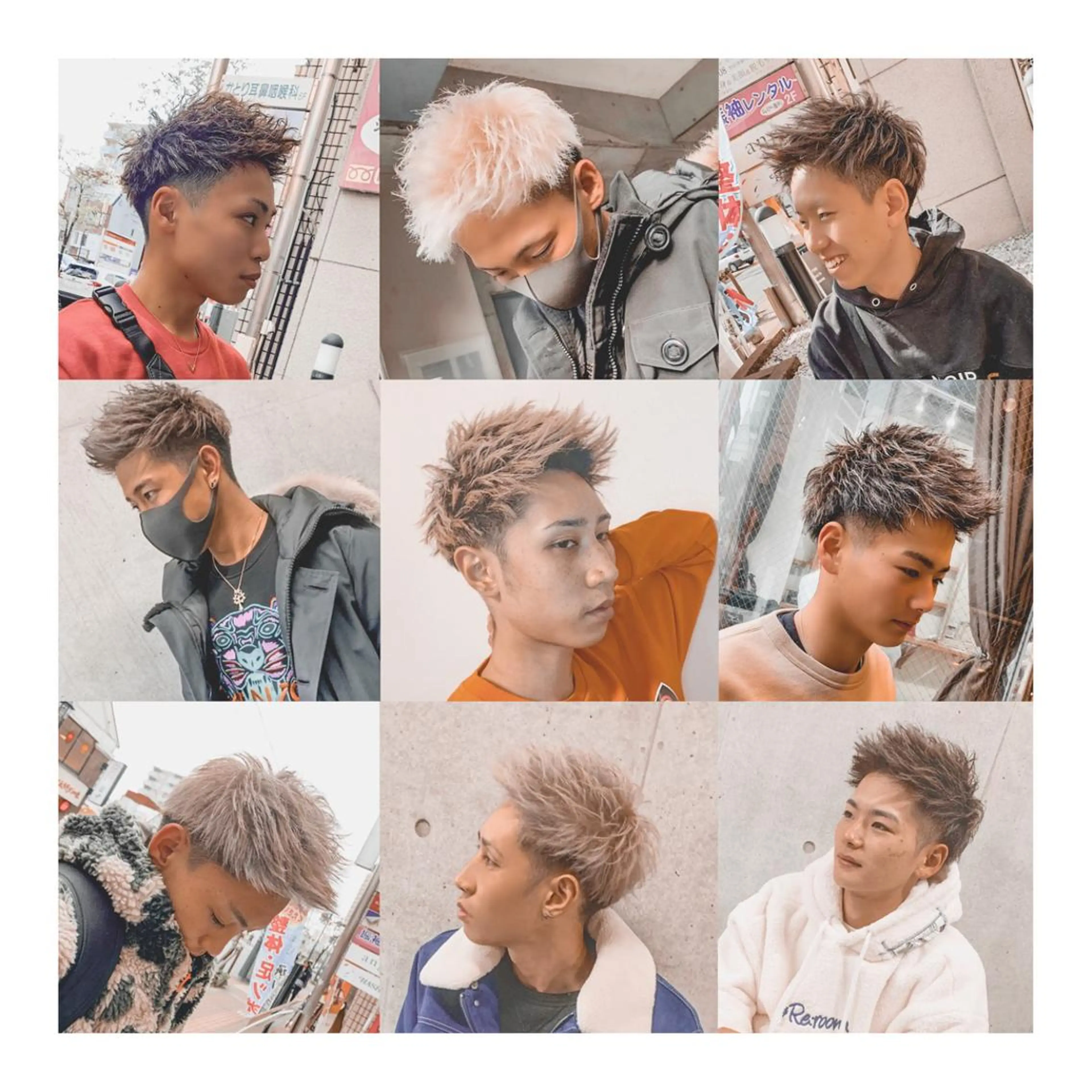 ショート ヘアアレンジ メンズ カット ヘッドスパ ヘアセット ange☞ soutaのヘアスタイル