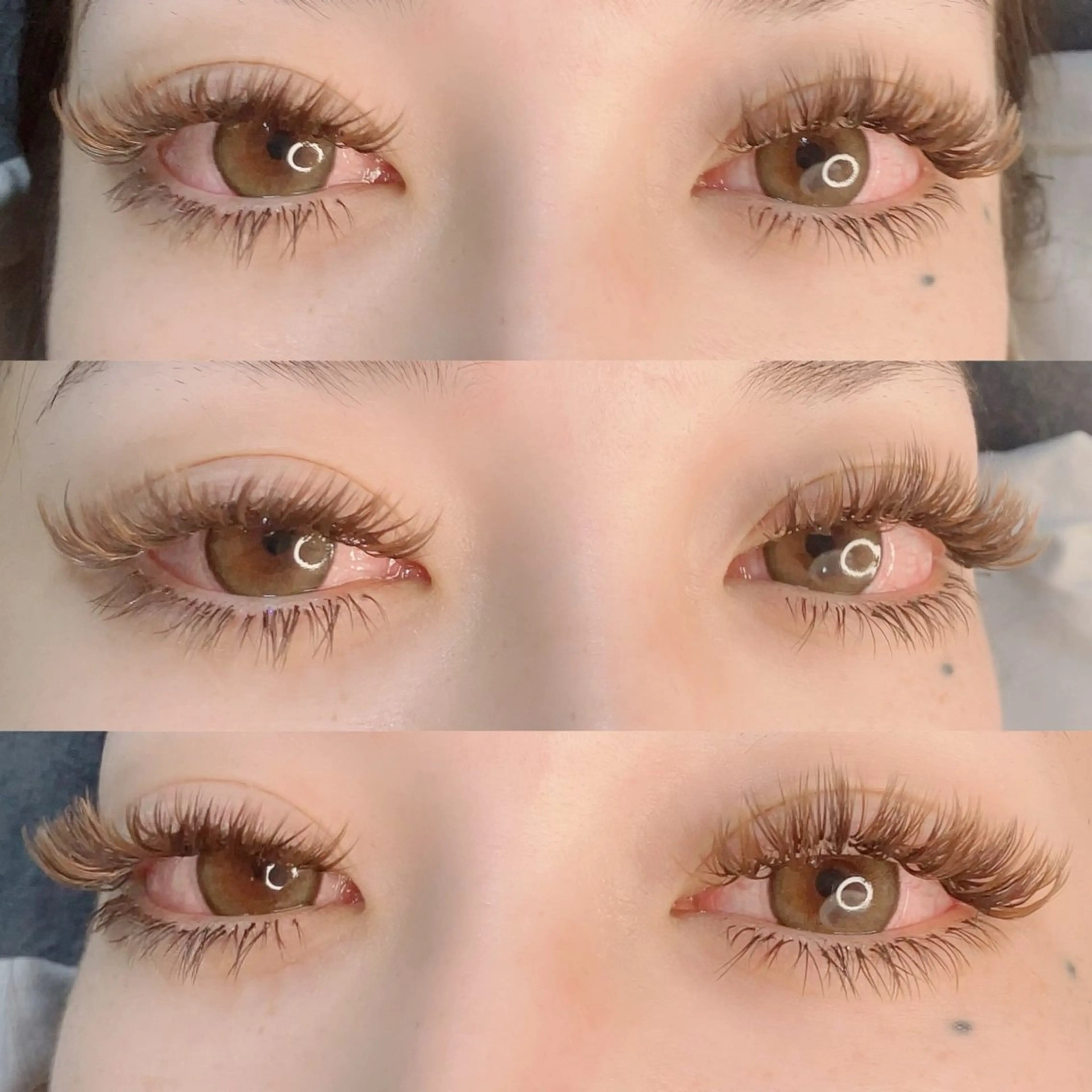 マツエク・マツパ 付け放題 カラーマツエク ボリュームラッシュ マツエク linda lashesのマツエク・マツパデザイン