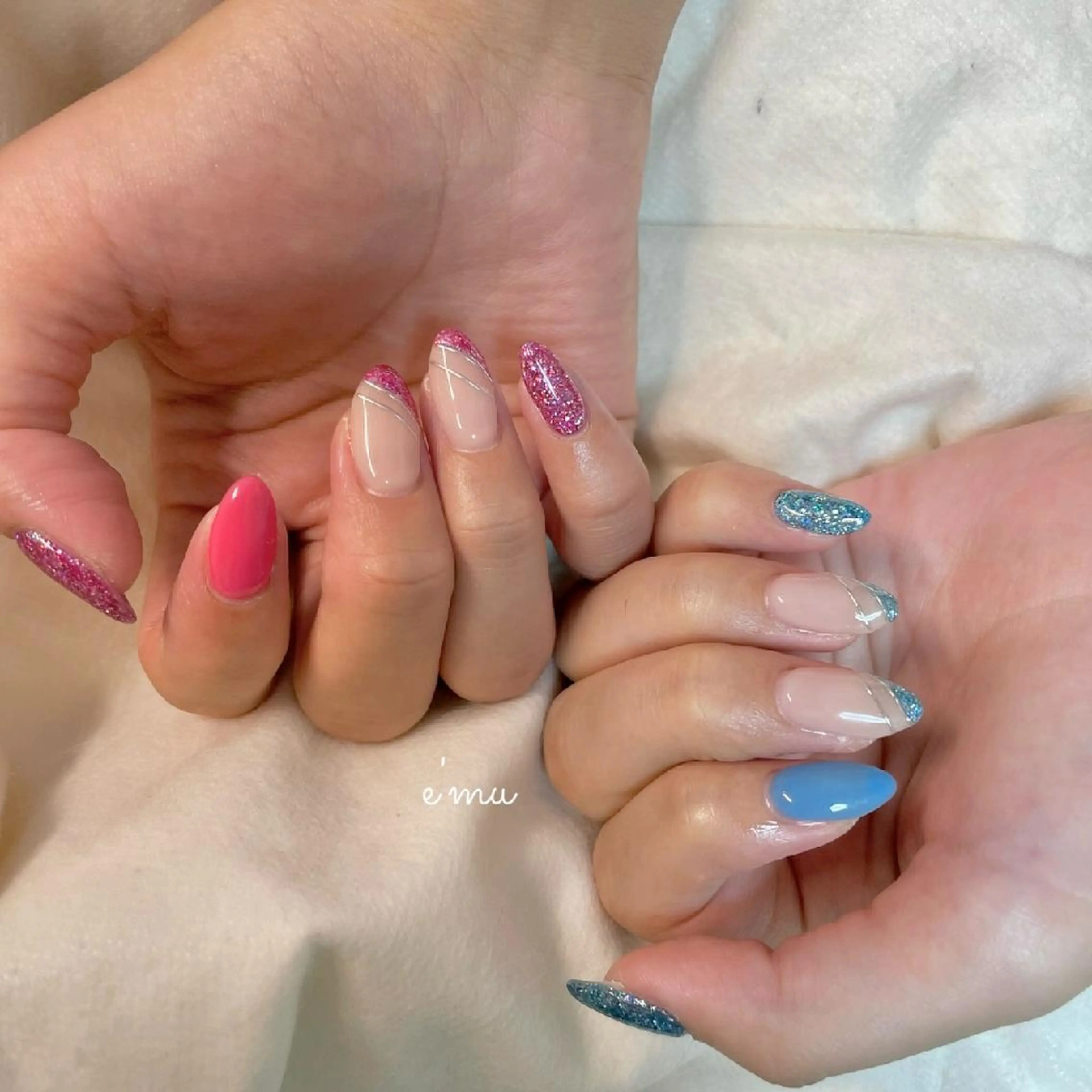 ネイル シンプルネイル ハンドネイル nail salon e'mu💐のネイルデザイン