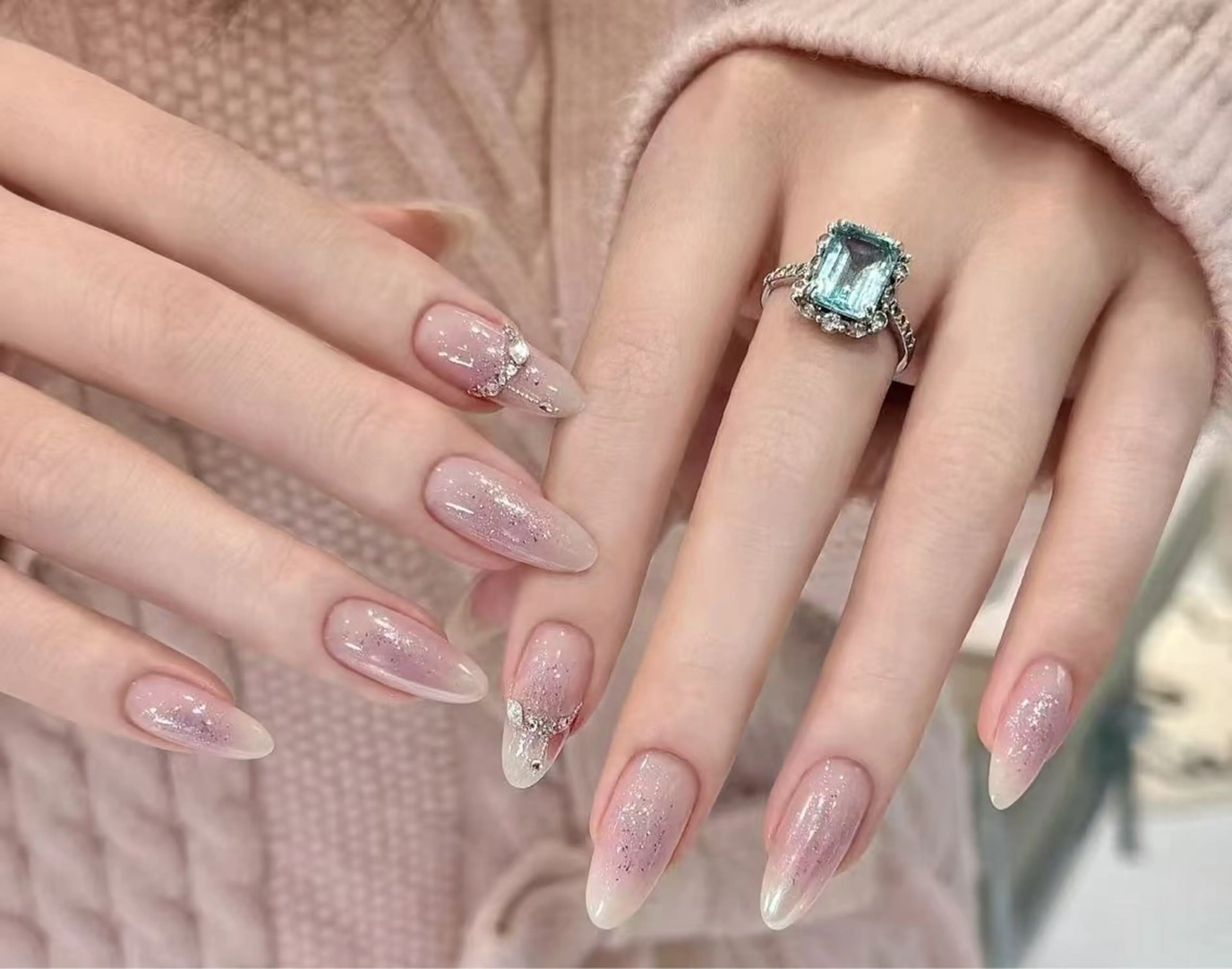 ネイル オーロラネイル フラワーネイル フットネイル フレンチネイル ジェルネイル ハンドネイル 相沢 さやかのネイルデザイン