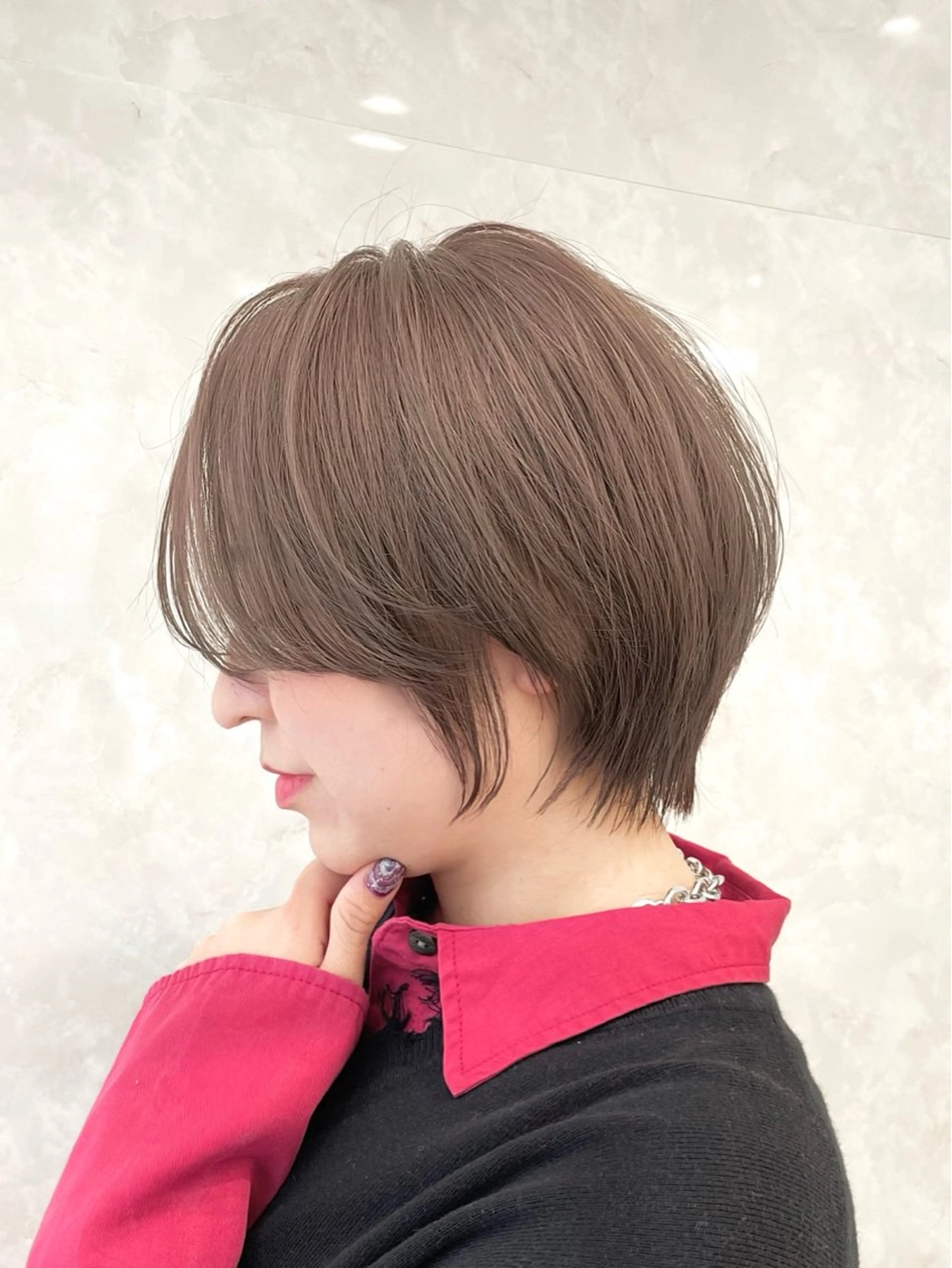 ショート ショート/似合わせ/ 透明感カラー古市唯人のヘアスタイル