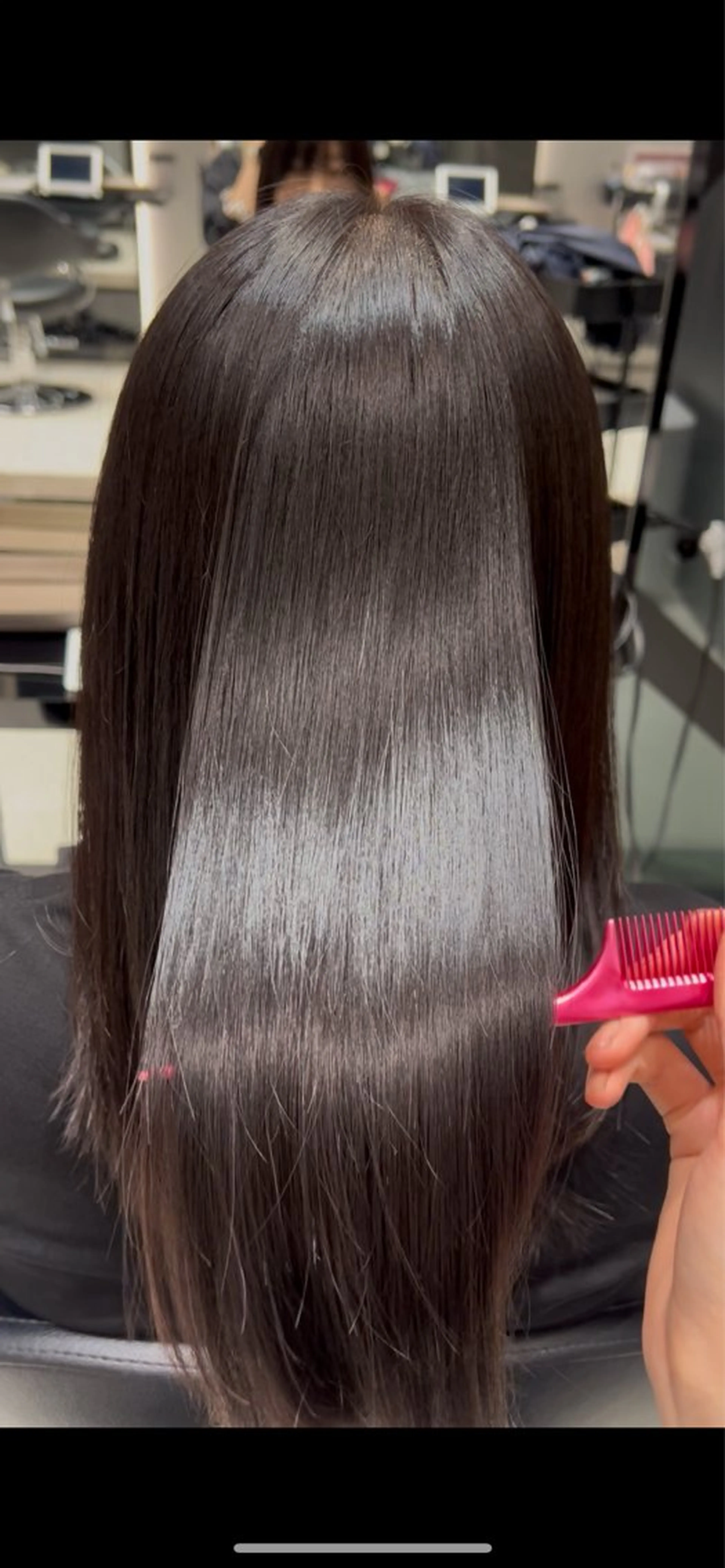 セミロング カラー 中村 夢咲のヘアスタイル