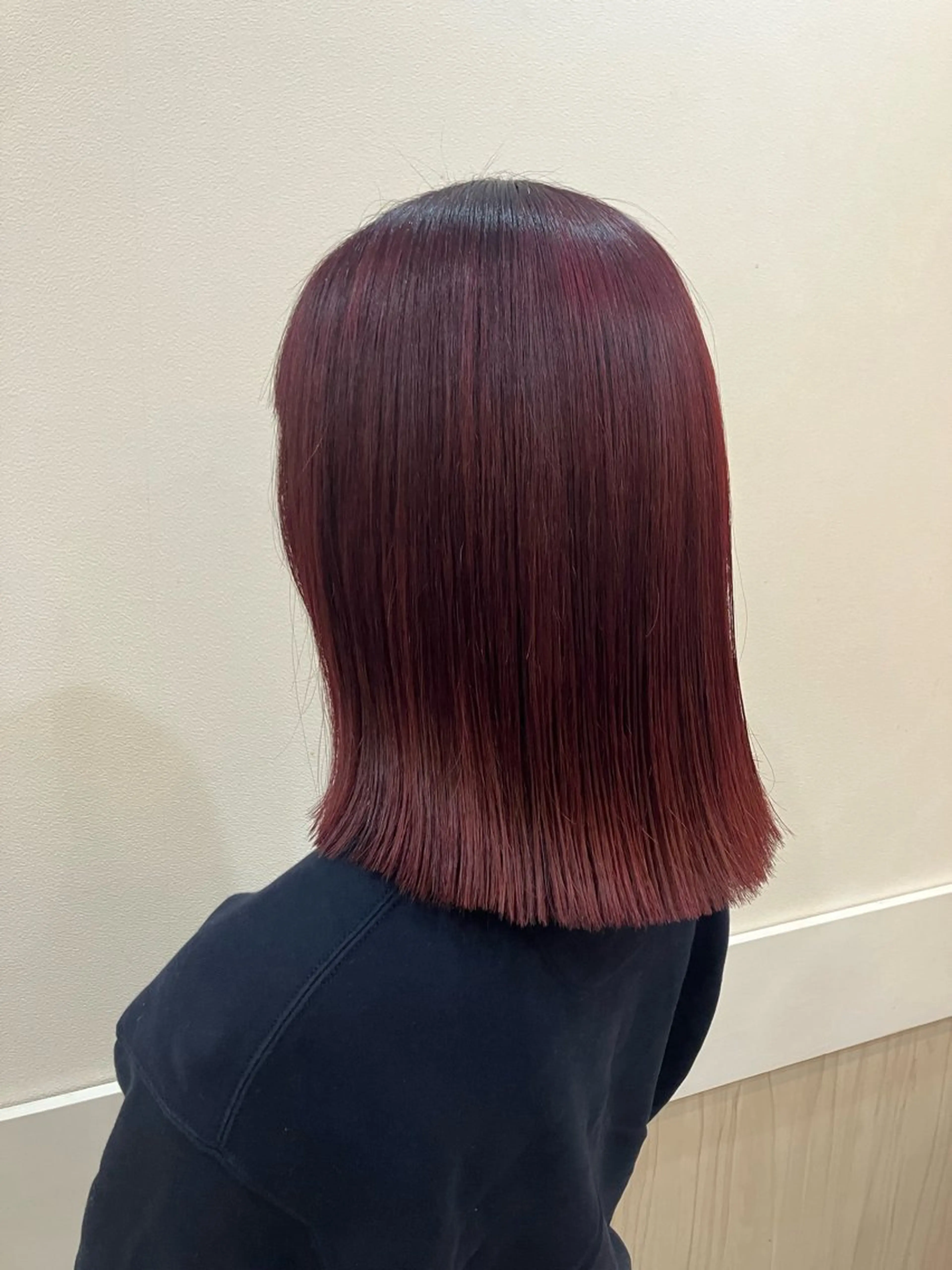 ミディアム ヘアカラー yukari 艶髪ヘアのヘアスタイル