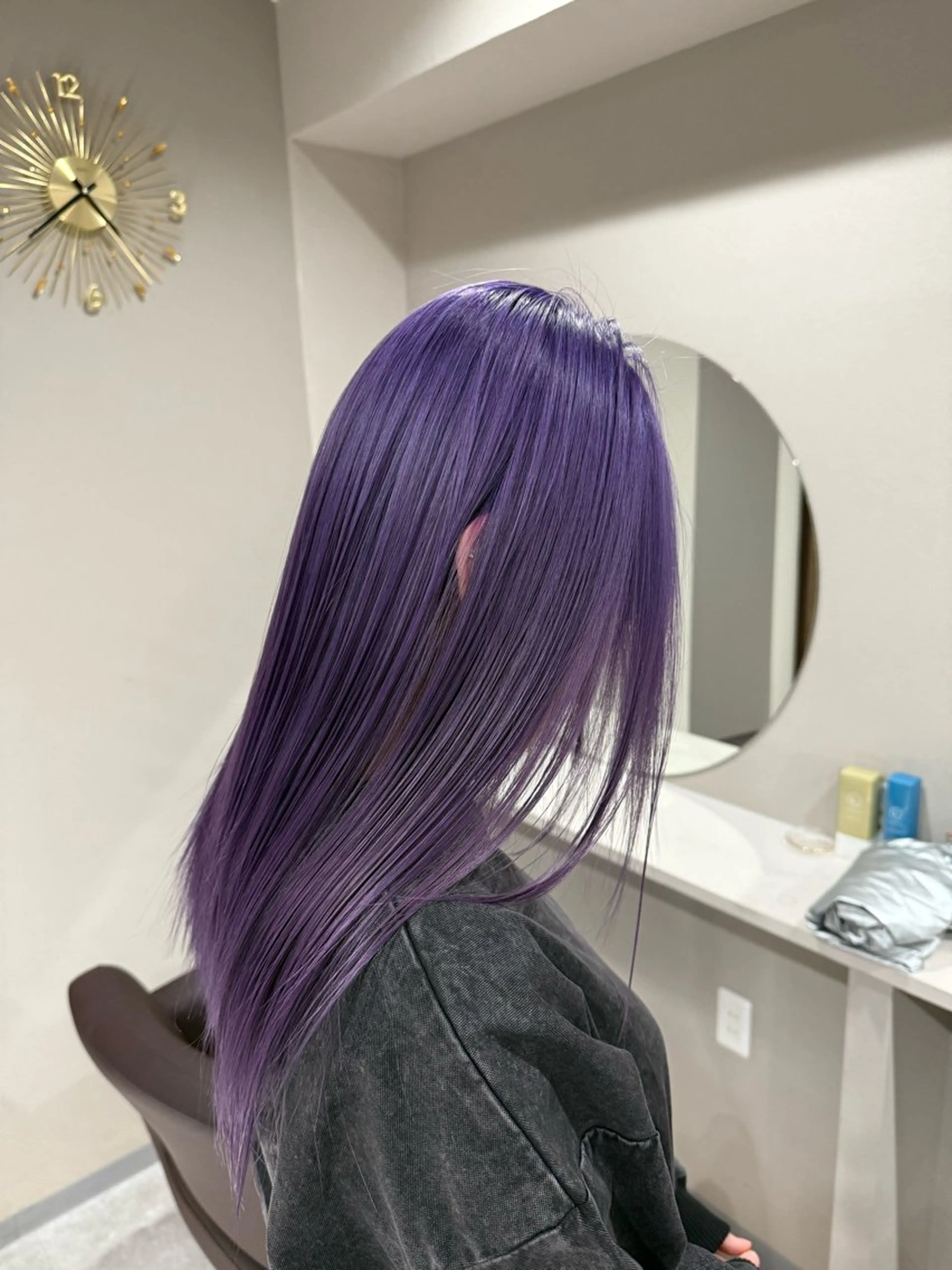 ロング カラー mimiiy梅田 中崎町ハイトーンのヘアスタイル