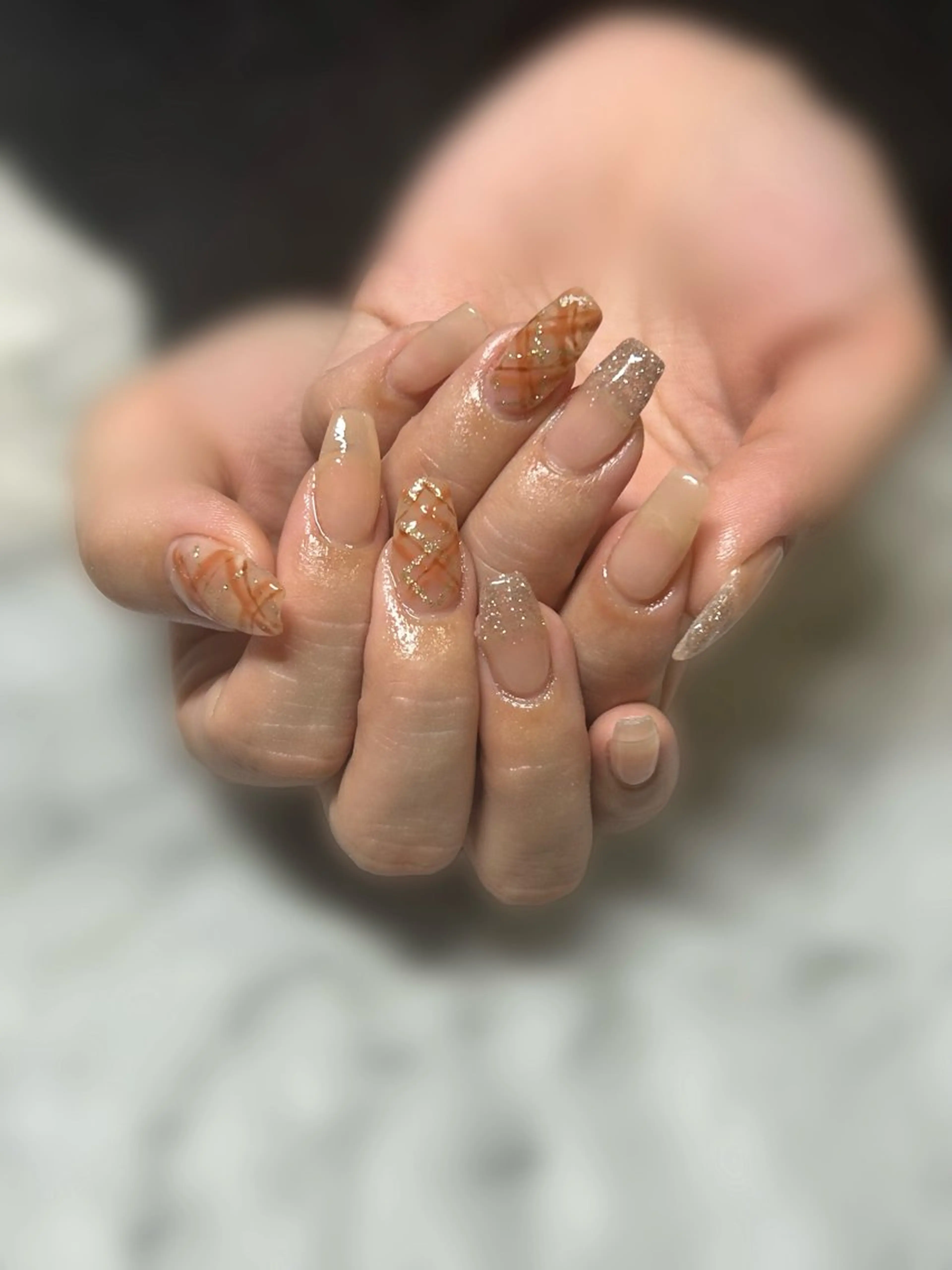 ネイル アートネイル ワンカラーネイル 長さ出し専門HALE NAIL さとうのネイルデザイン