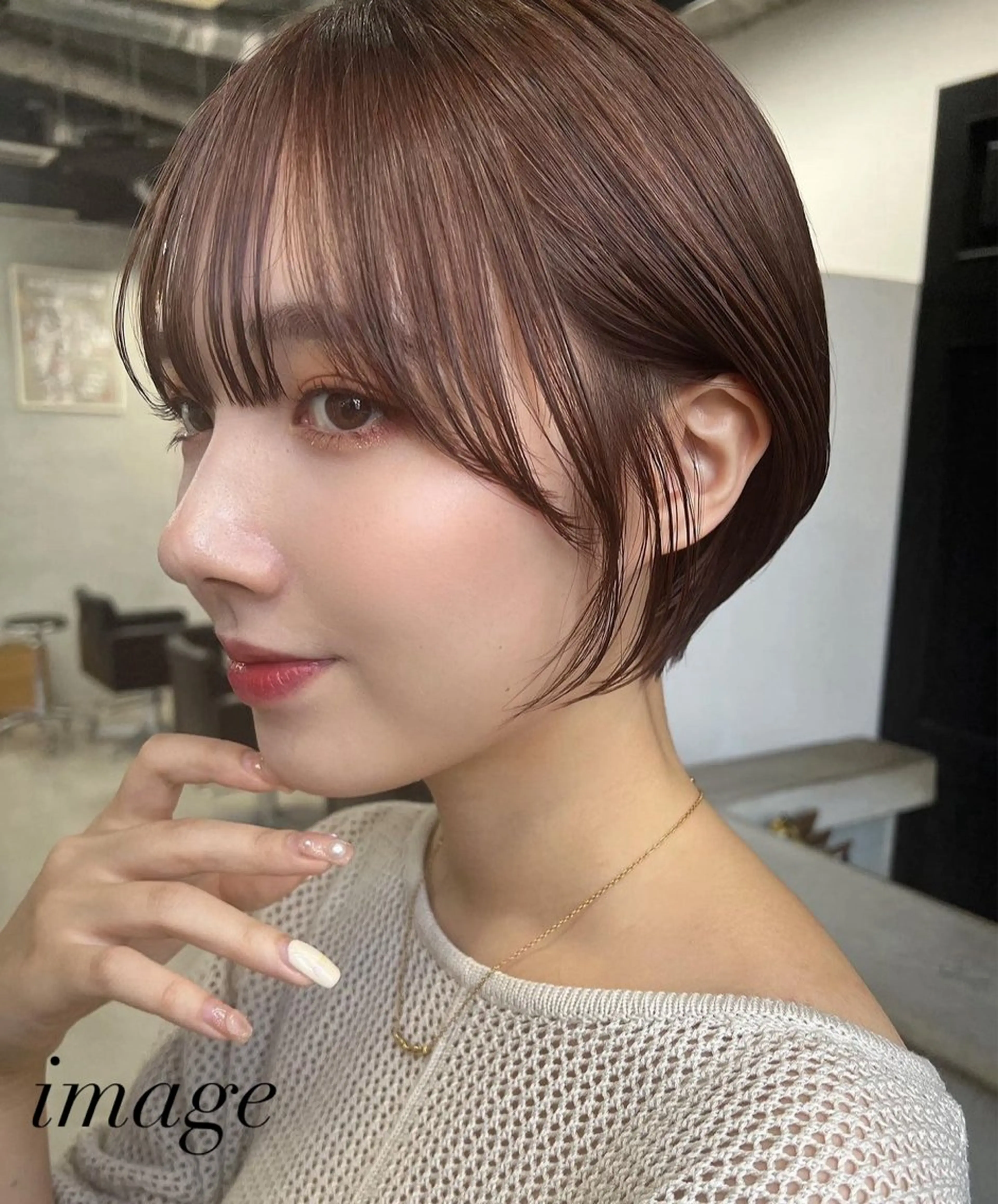 ショート トリートメント 【垢抜け艶カラー】 ♡⃛Mirai♡⃛のヘアスタイル