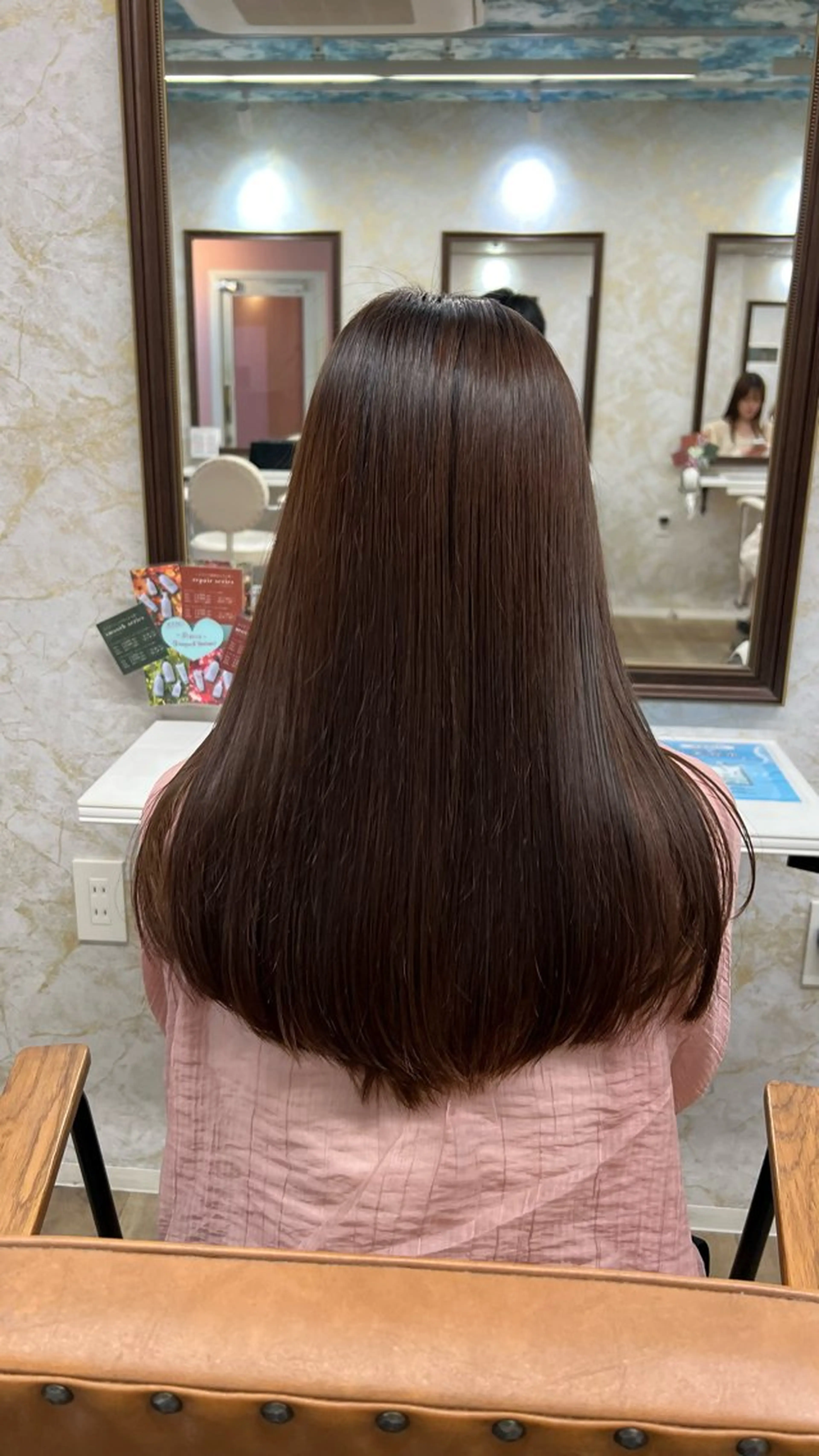 ロング カット ヘアカラー 縮毛矯正 トリートメント 髪質改善特化💫 韓国ヘア🫧吉田歩夢のヘアスタイル