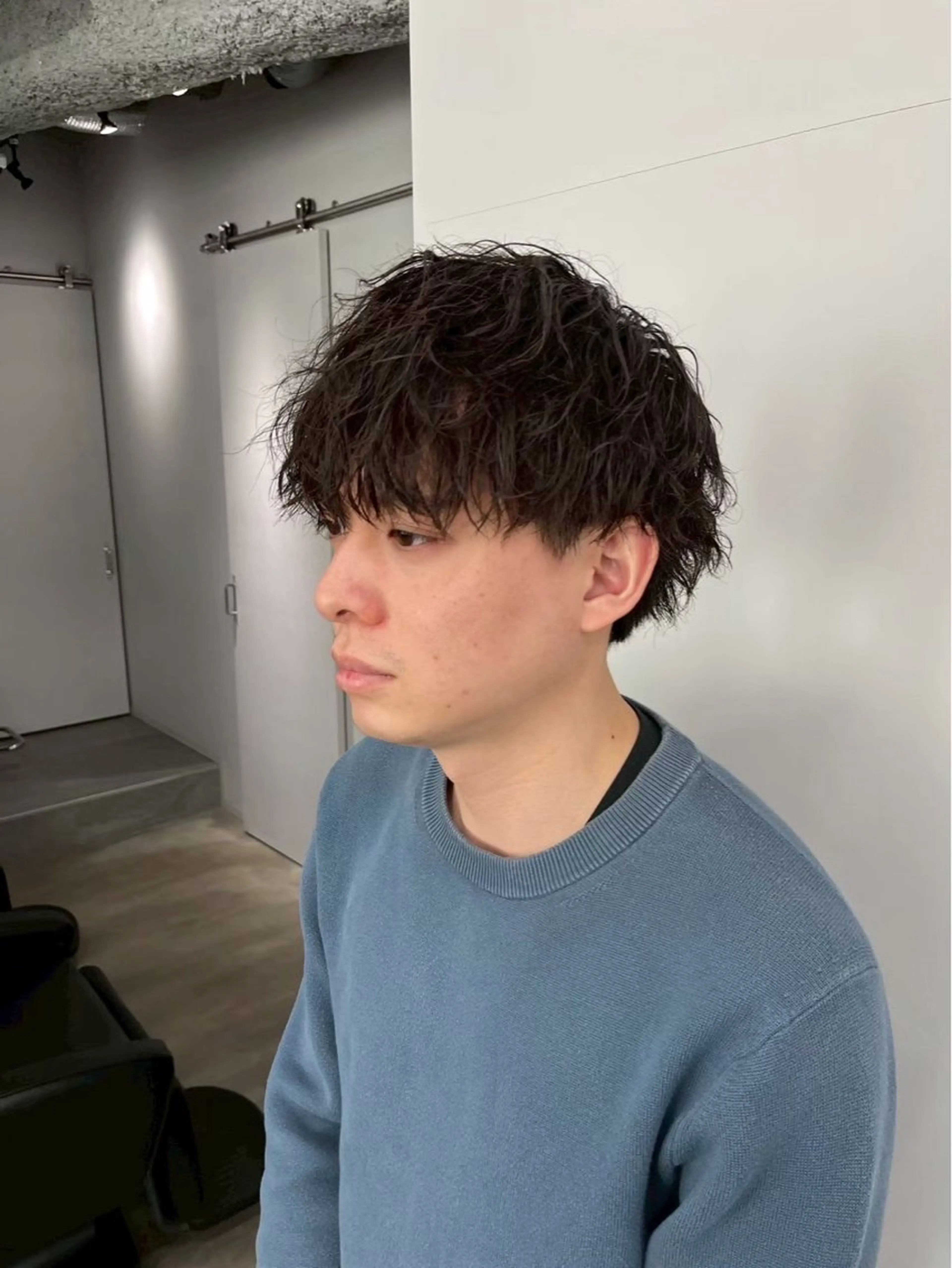 ショート パーマ メンズ マッシュ メンズパーマ 坂本 響/メンズパーマのヘアスタイル