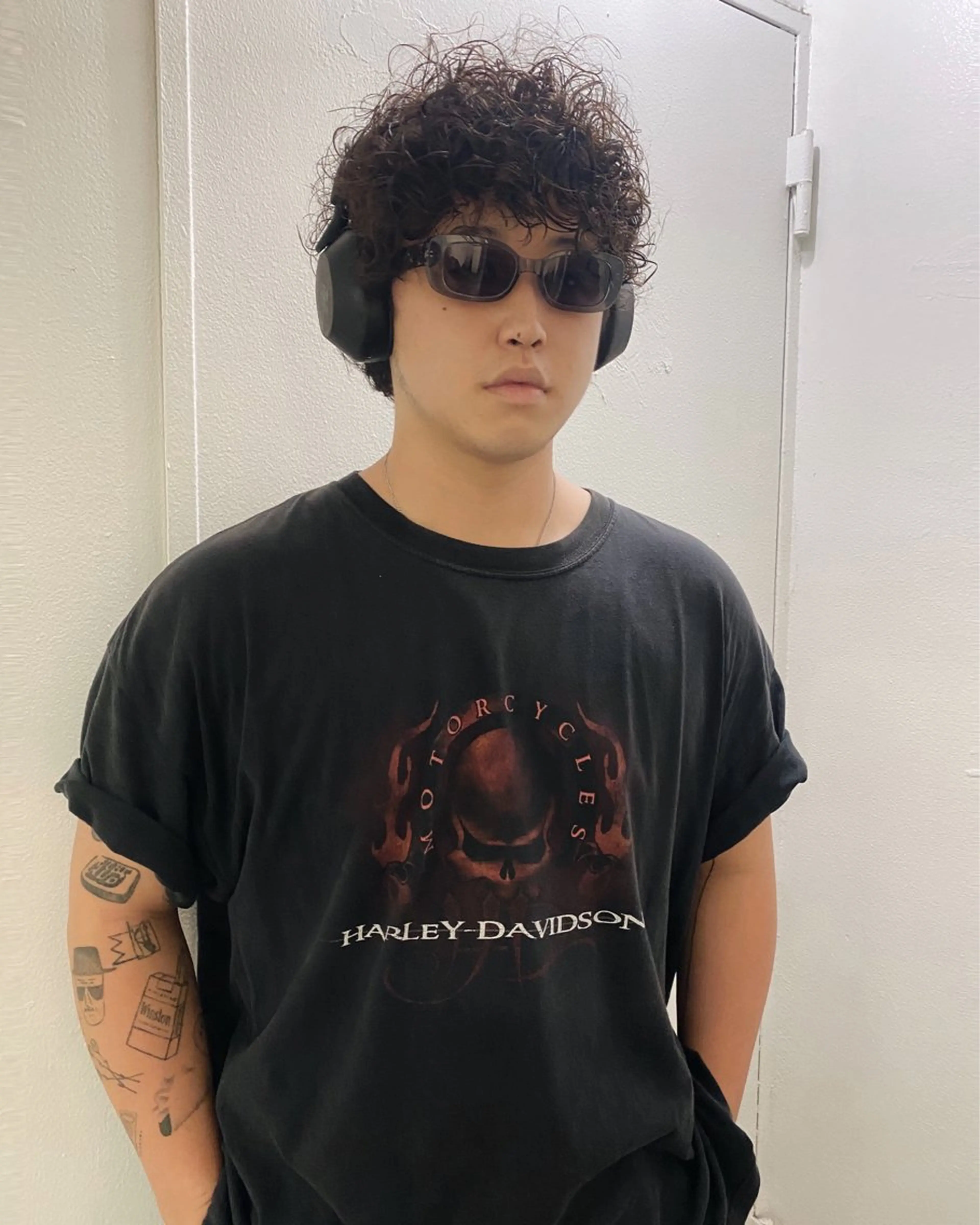 パーマ メンズ メンズバレイヤージュ メンズブリーチ センターパート フェードカット メンズハイライト カット パーマ トリートメント THE  AGATA TOKYO所属・外国人風パーマ/デザ インカット🦕✨アミのヘアスタイル