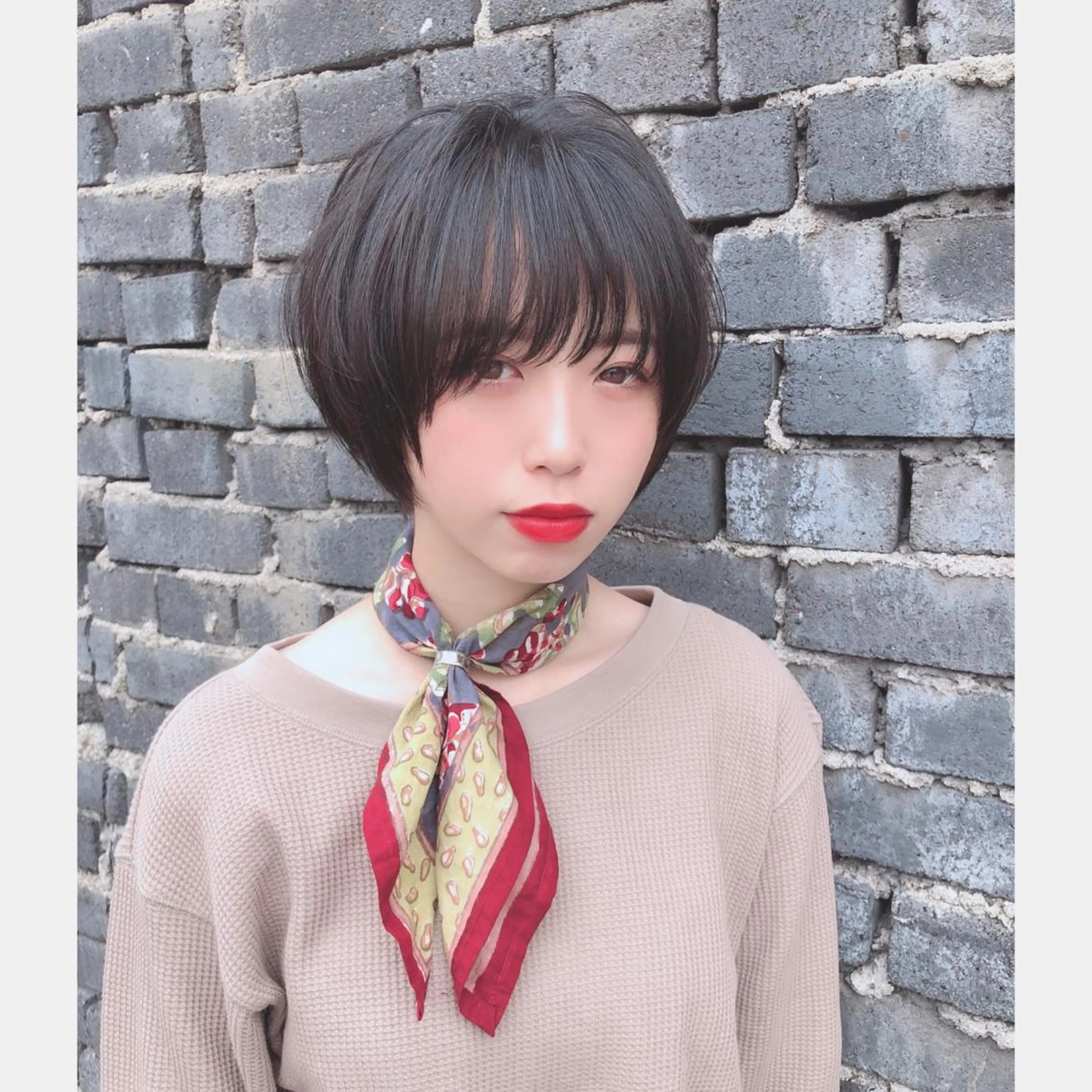ショート 丸みショート ショートヘア 山崎 雄太のヘアスタイル