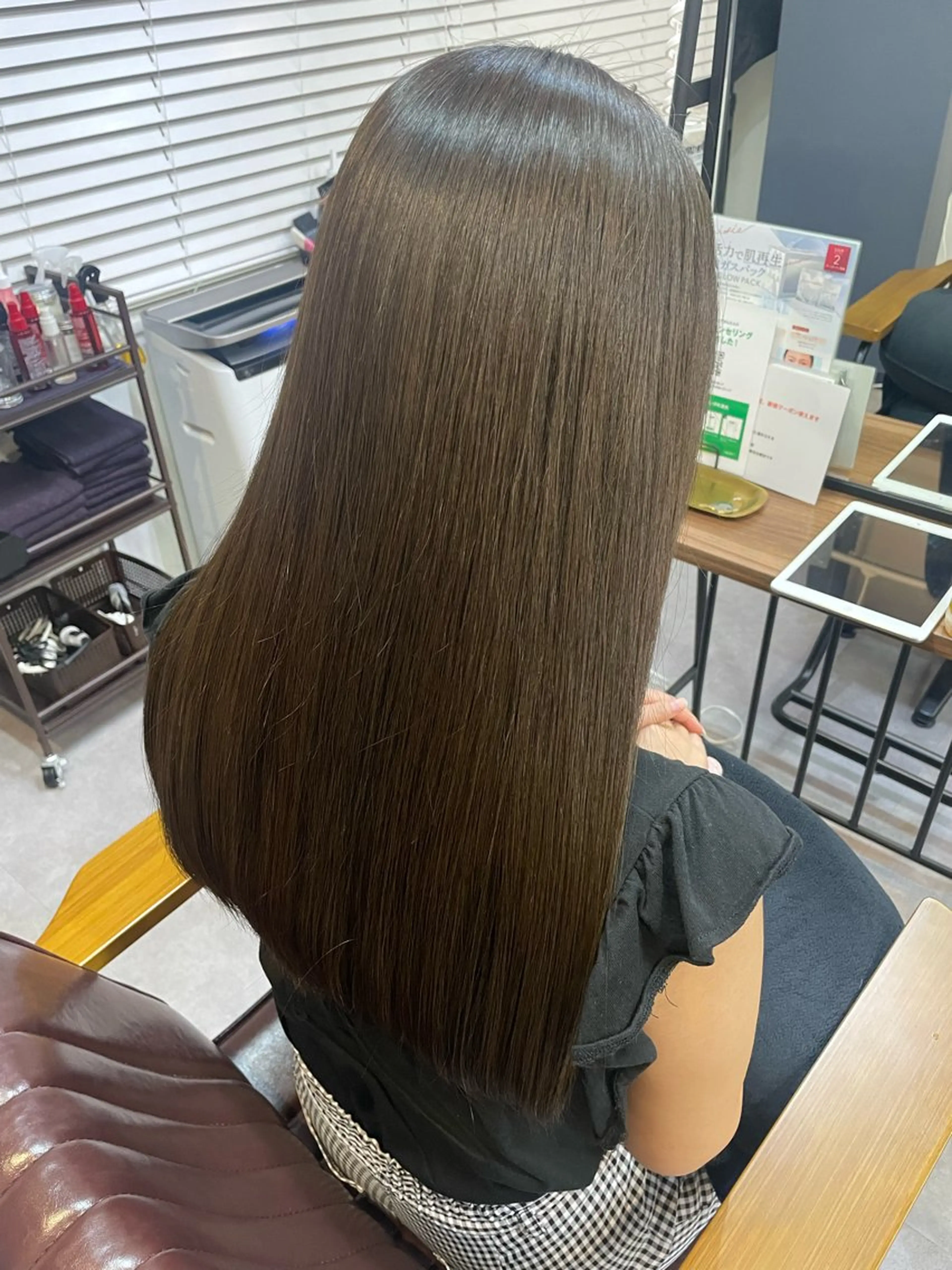 カット縮毛矯正モデル様募集の写真