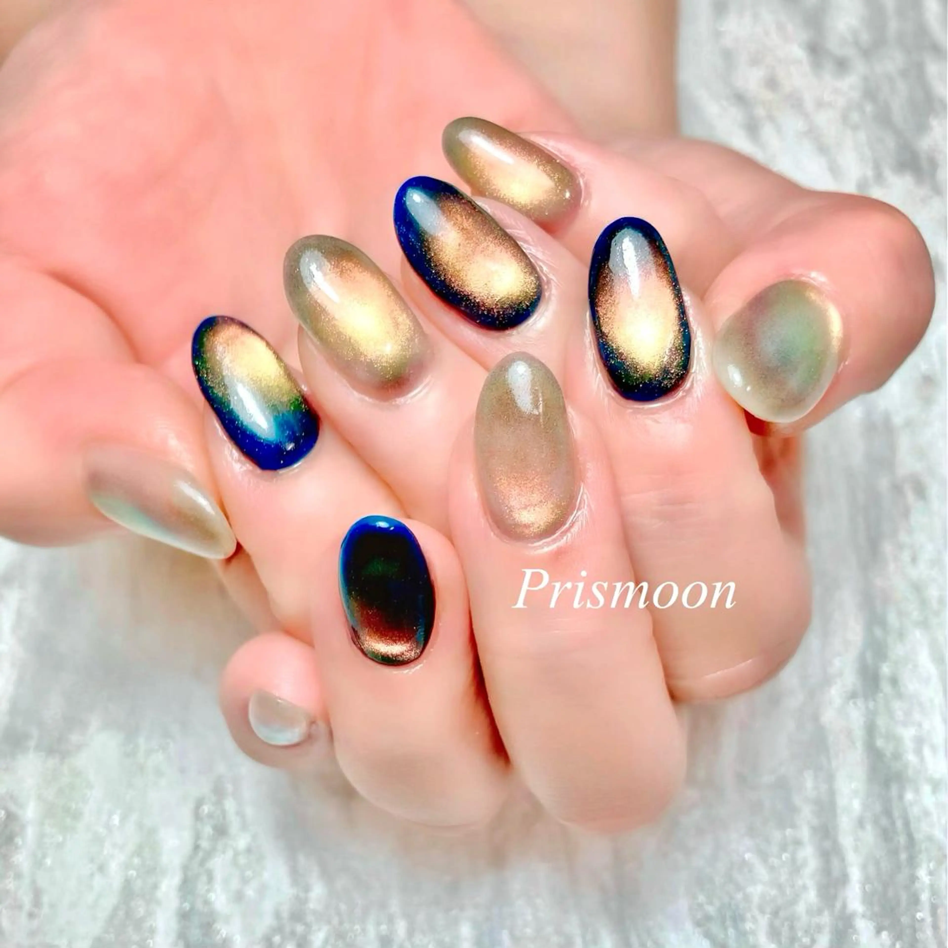 ネイル マグネットネイル ハンドネイル Prismoon  Nail所属・Prismoon Nailのネイルデザイン