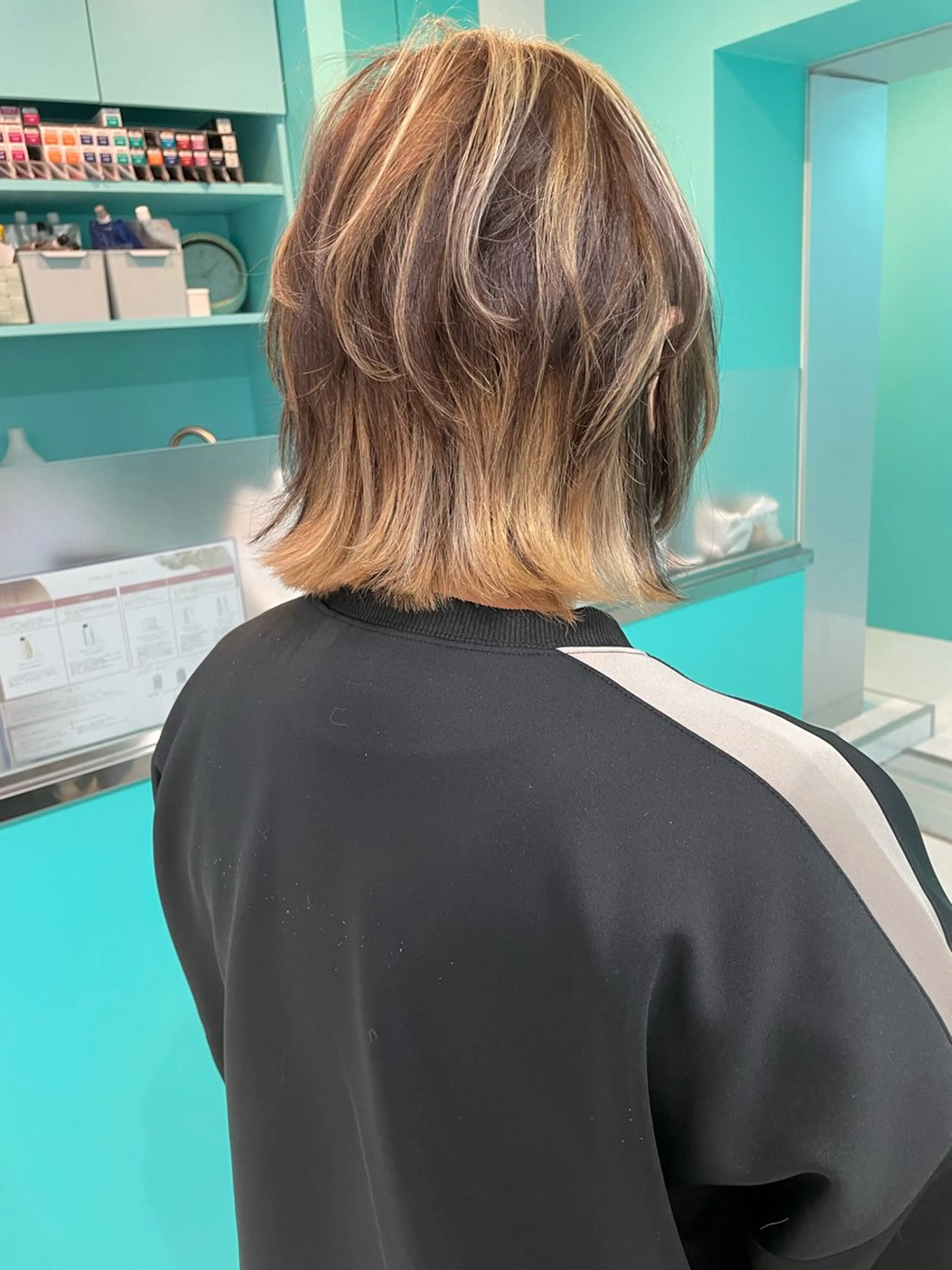 ショート カラー ブリーチ トリートメント ヘアカラー 💫ダブルカラー💫 池袋西口・泡渕✂️のヘアスタイル