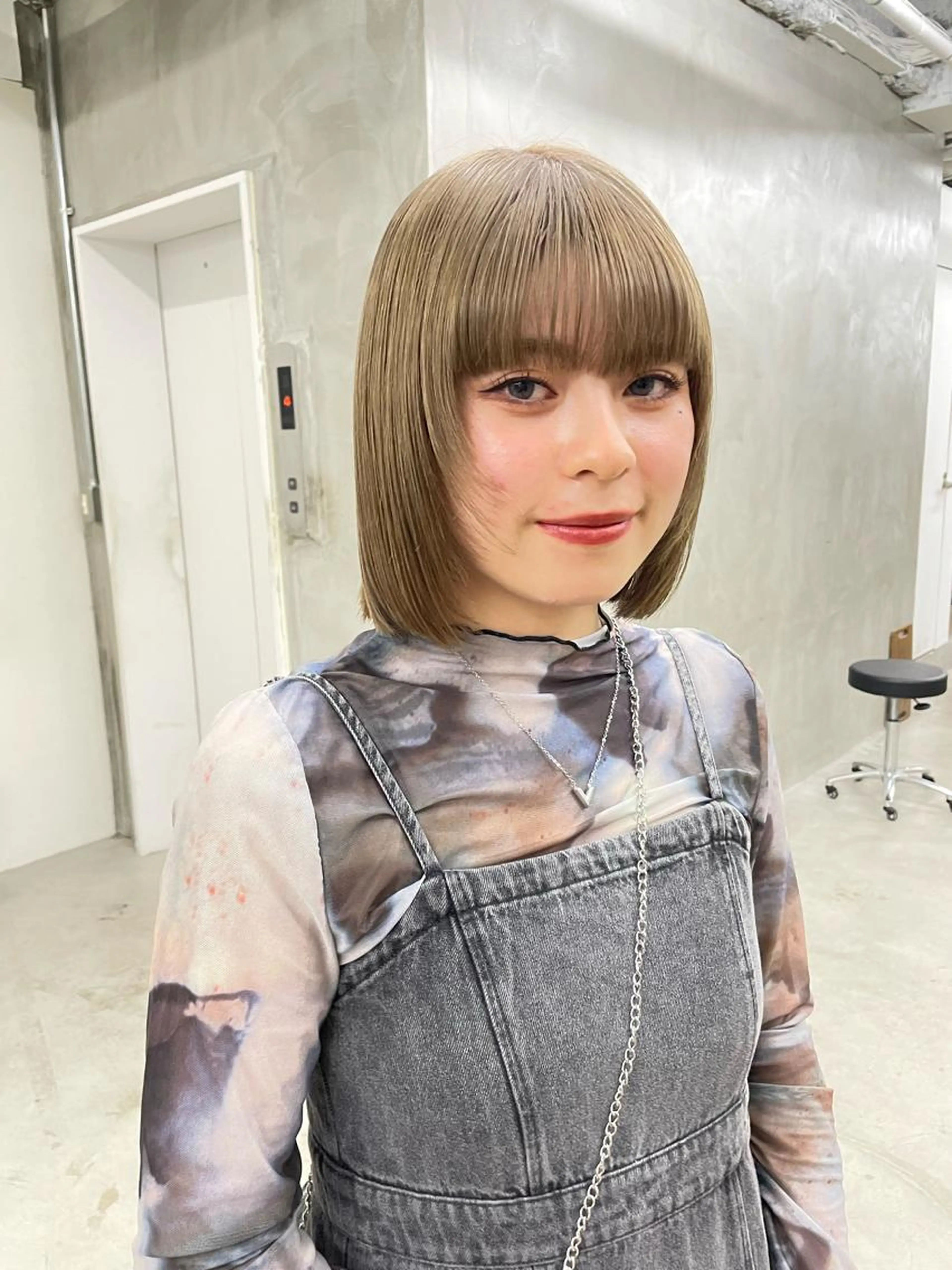 カット+ワンカラー+トリートメント👩‍🦰[インナーカラー/ハイトーン/髪質改善/ダブルカラー/ケアブリーチ/渋谷]の写真