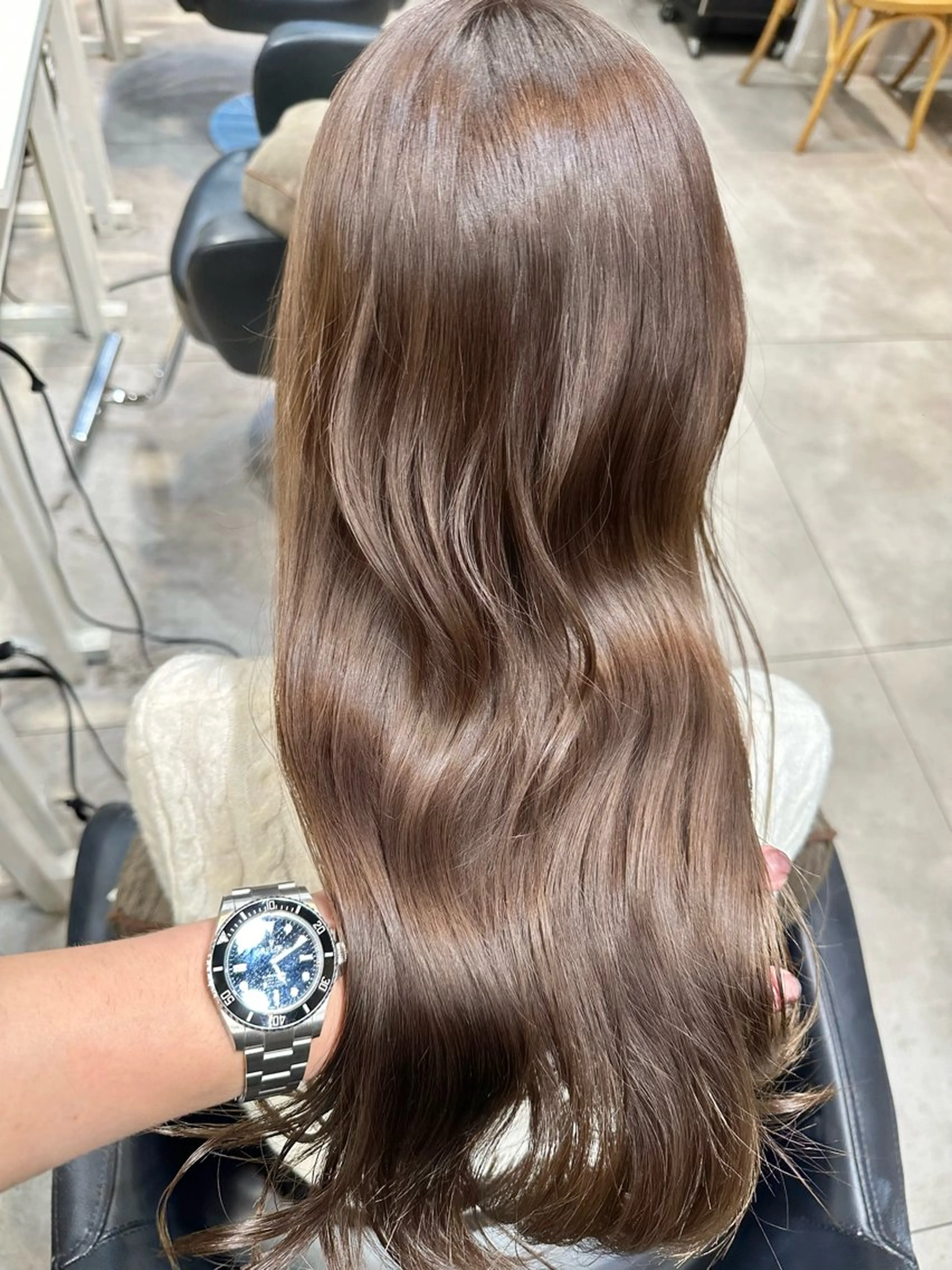 ミディアム カット ヘアカラー トリートメント ✨似合わせカット/ 艶カラー恵比寿✨のヘアスタイル