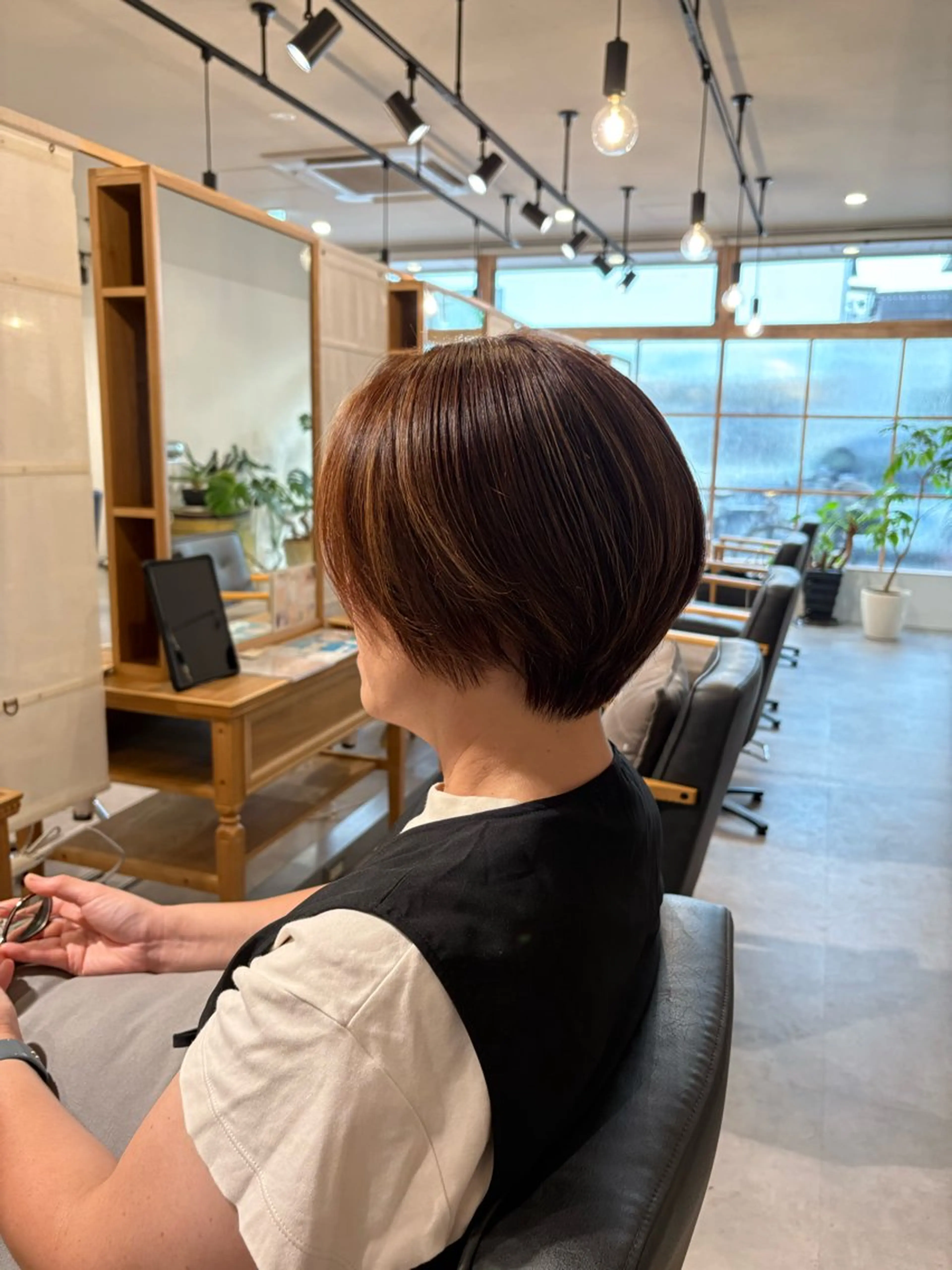 ショート 丸みショート ショートヘア 栗原 歩美のヘアスタイル