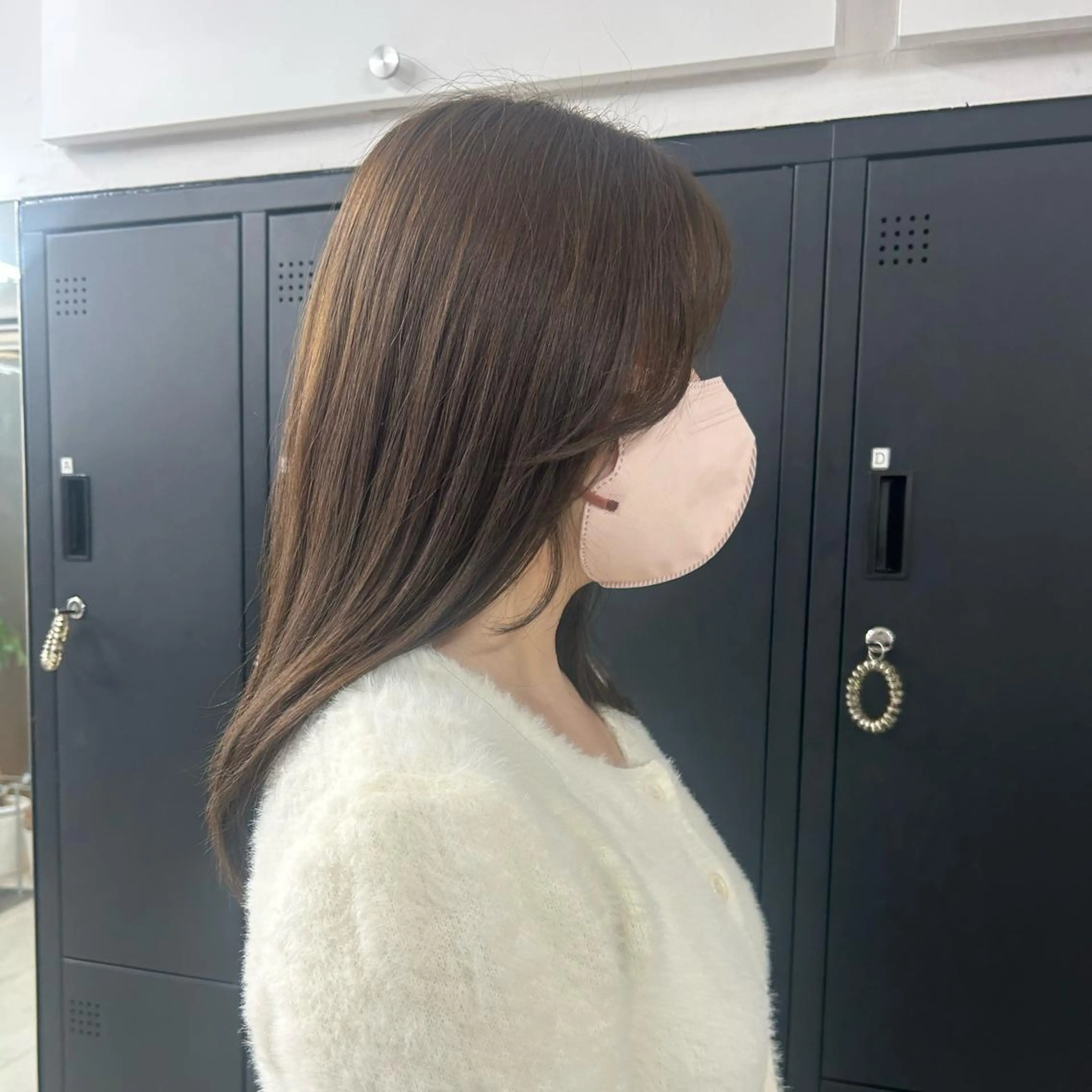 ロング ダブルカラー/韓国 ヘア/さわのあかねのヘアスタイル