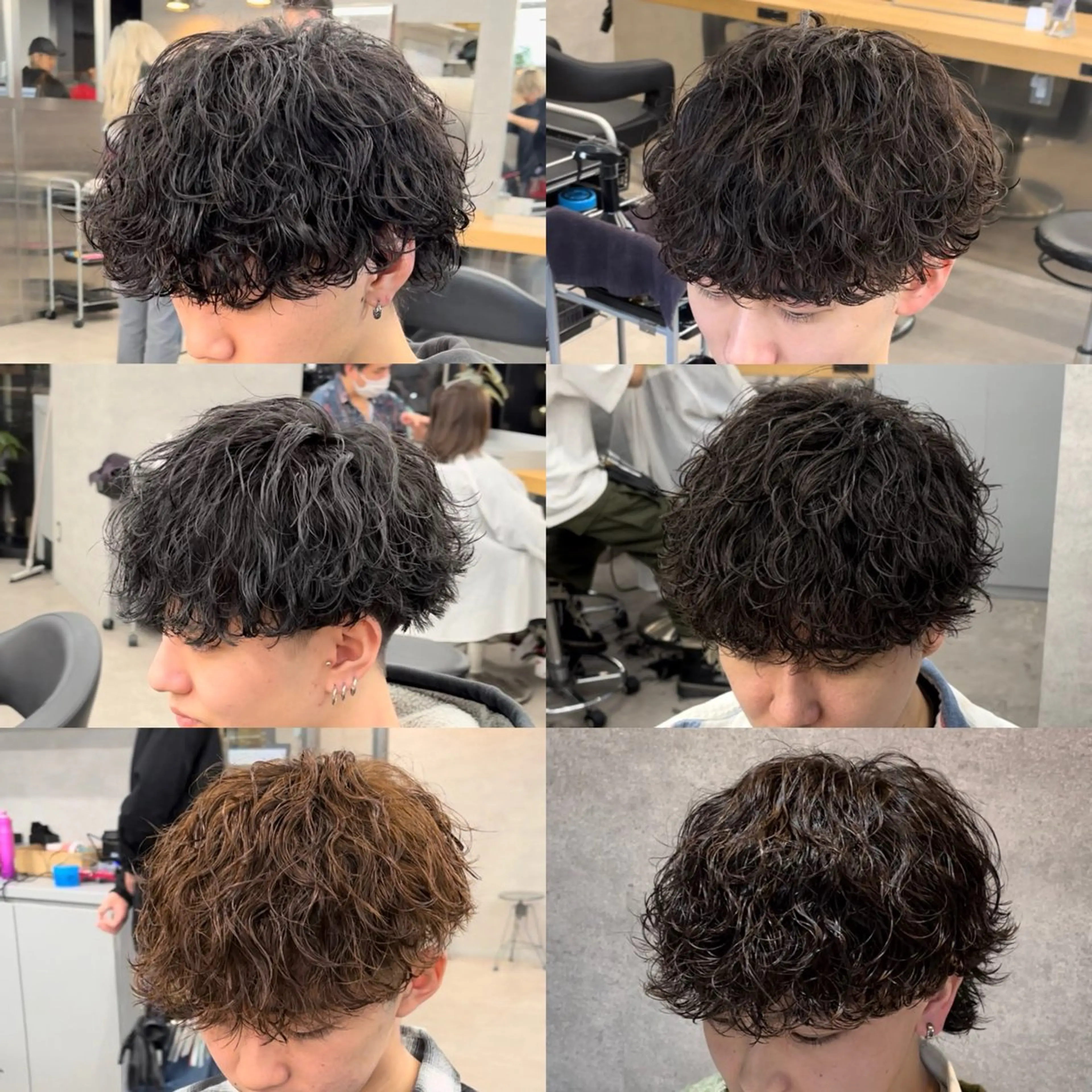 パーマ メンズ メンズパーマ カット パーマ トリートメント ヘッドスパ ヘアセット 🔥メンズカット＋ パーマの達人🔥のヘアスタイル