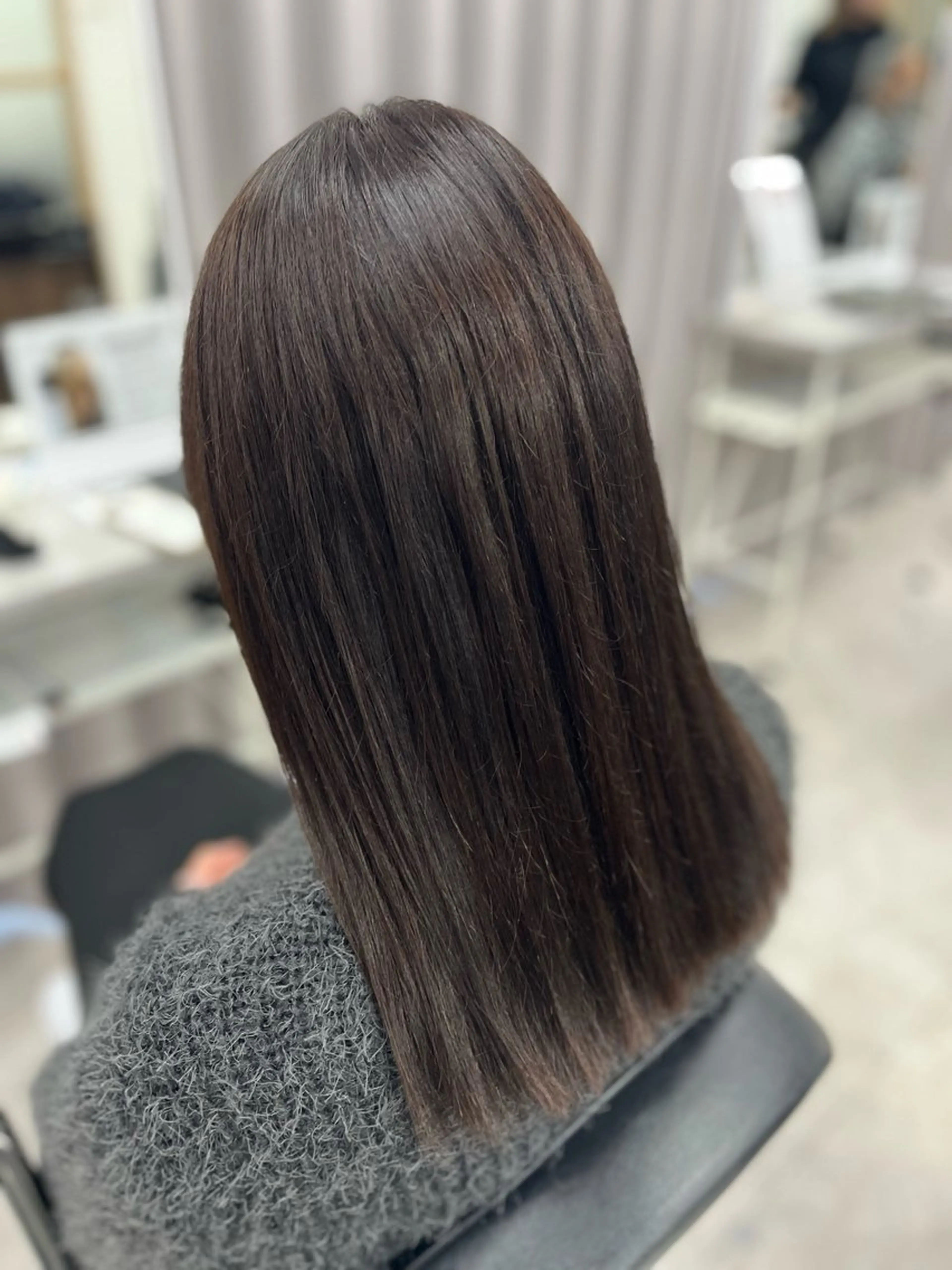 セミロング カラー ブラウンカラー カット ヘアカラー トリートメント 🫧ぷる艶カラー🫧 Yuubi🦩のヘアスタイル