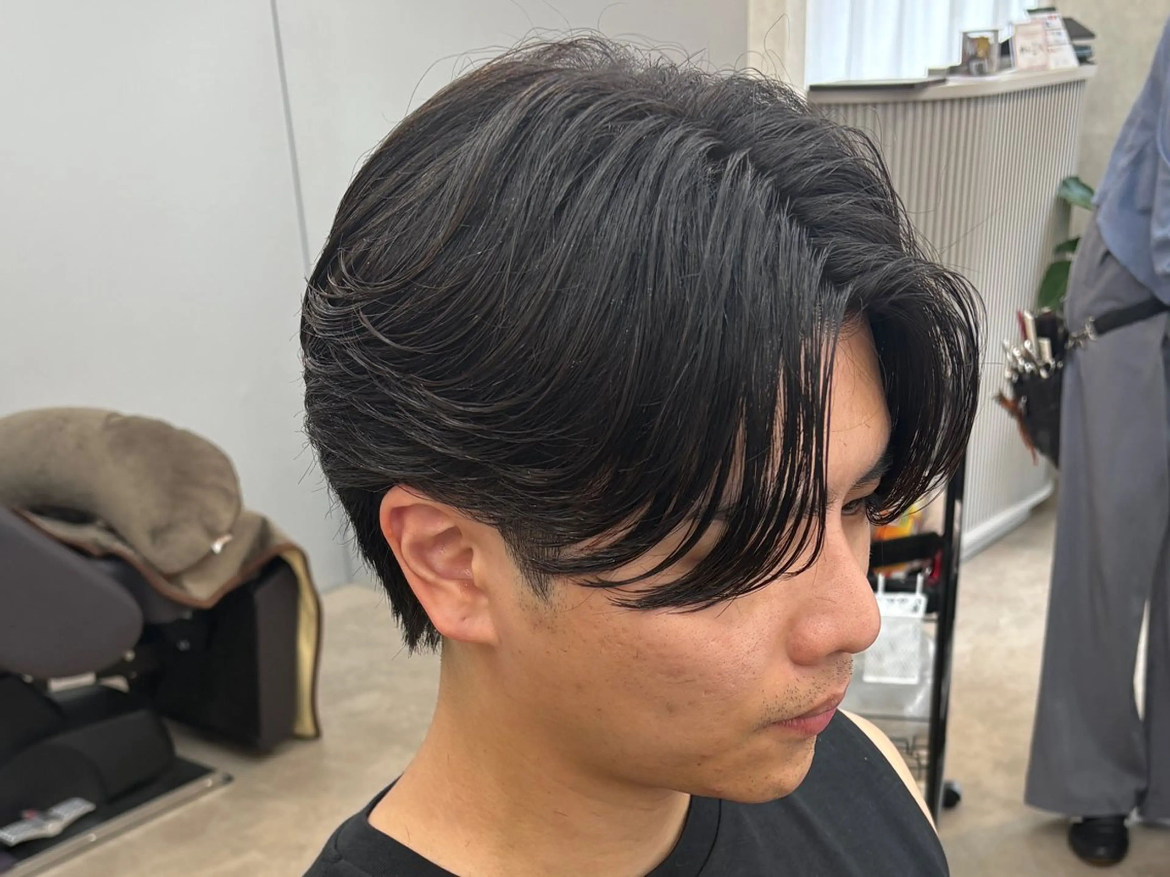 メンズカット+ニュアンスパーマ￥12450の写真