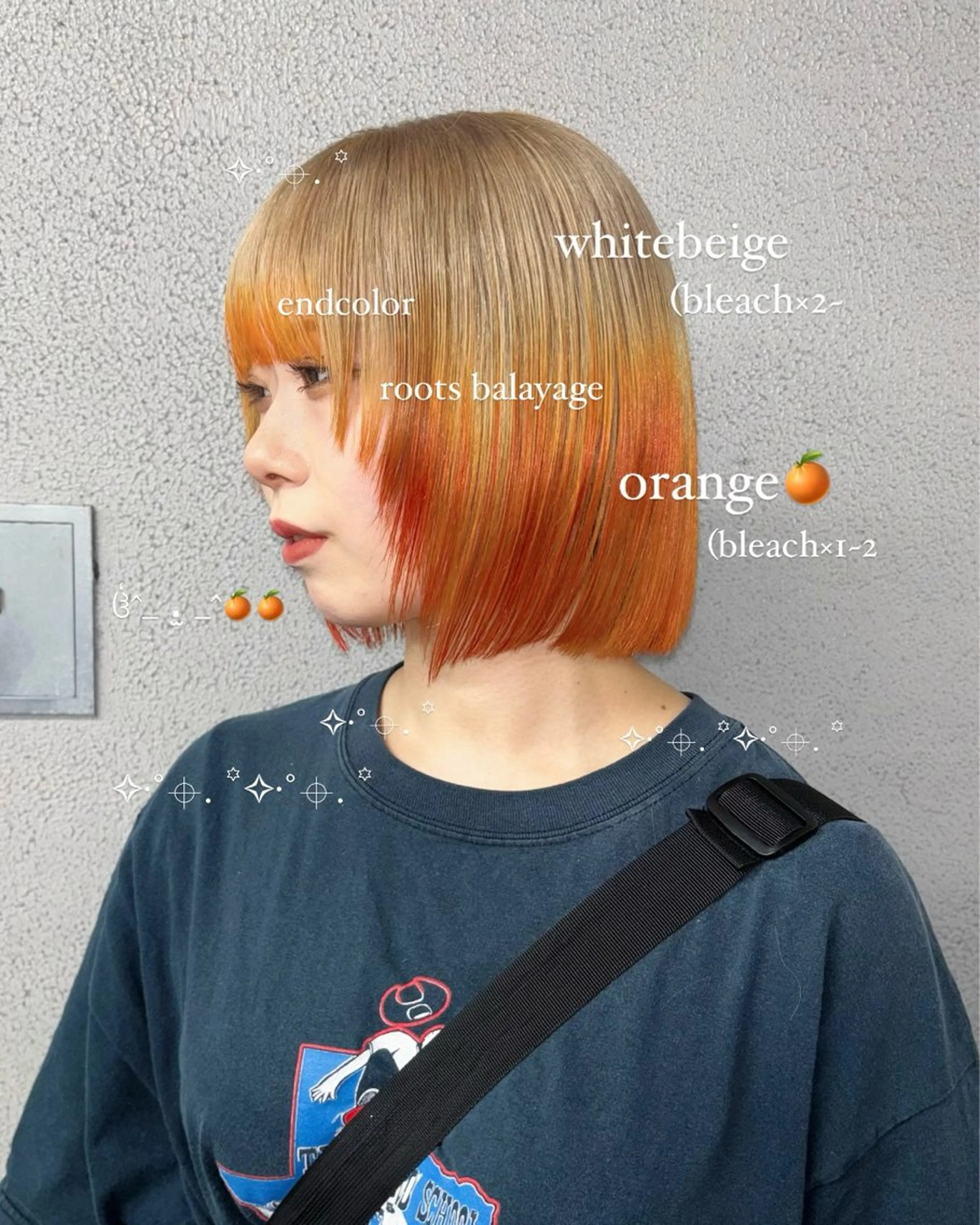 ロング カラー ヘアカラー トリートメント 💫miyu💫デザ インカラー/アレンジのヘアスタイル