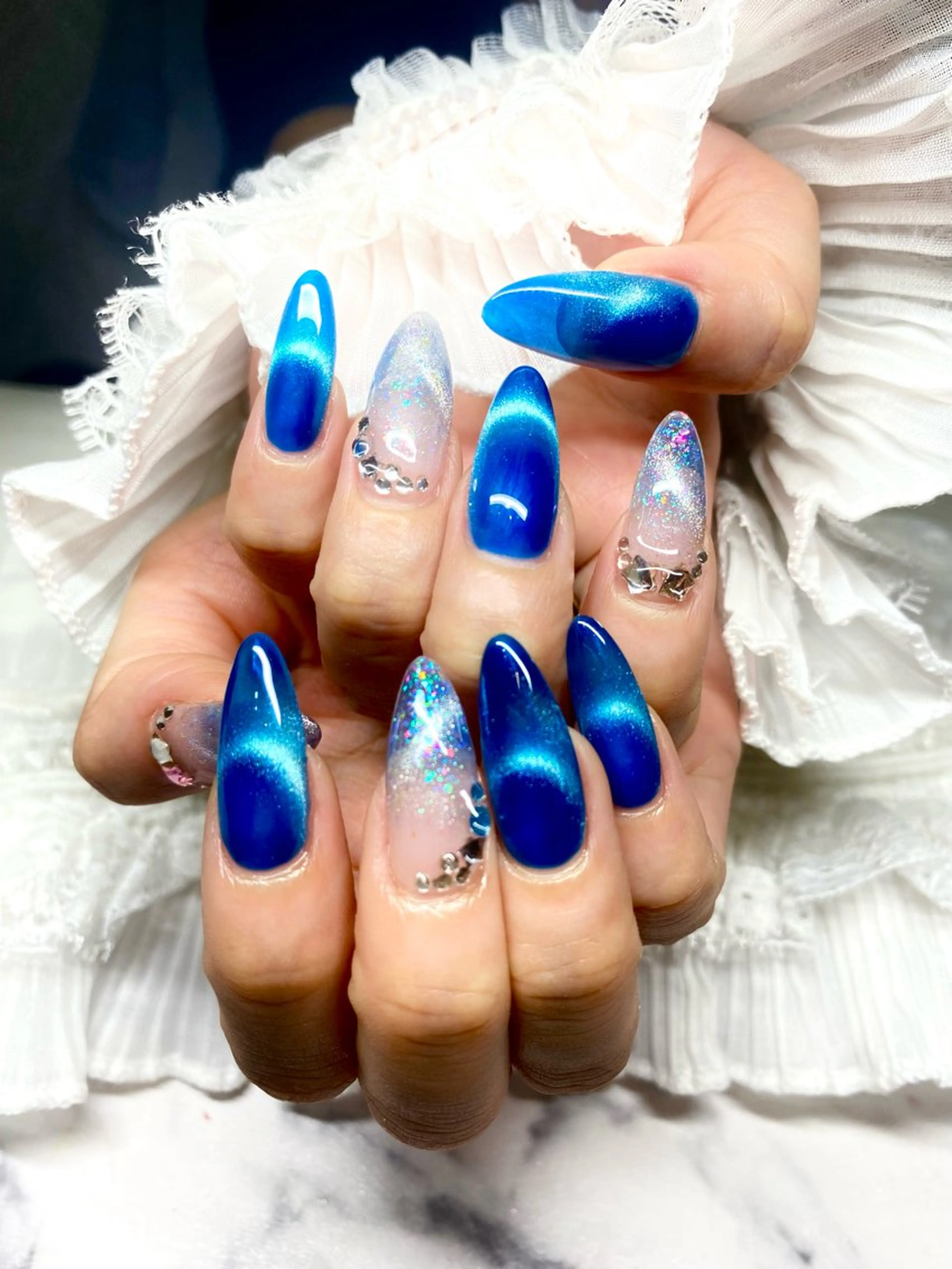 ネイル ネイルチップ ハンドネイル ハンドケア Hi Beauty 渋谷(ネイル、ハイパーナイフ6、脂肪れいきゃく、マッサージ＆エステサロン)所属・Hi beauty 渋谷のネイルデザイン