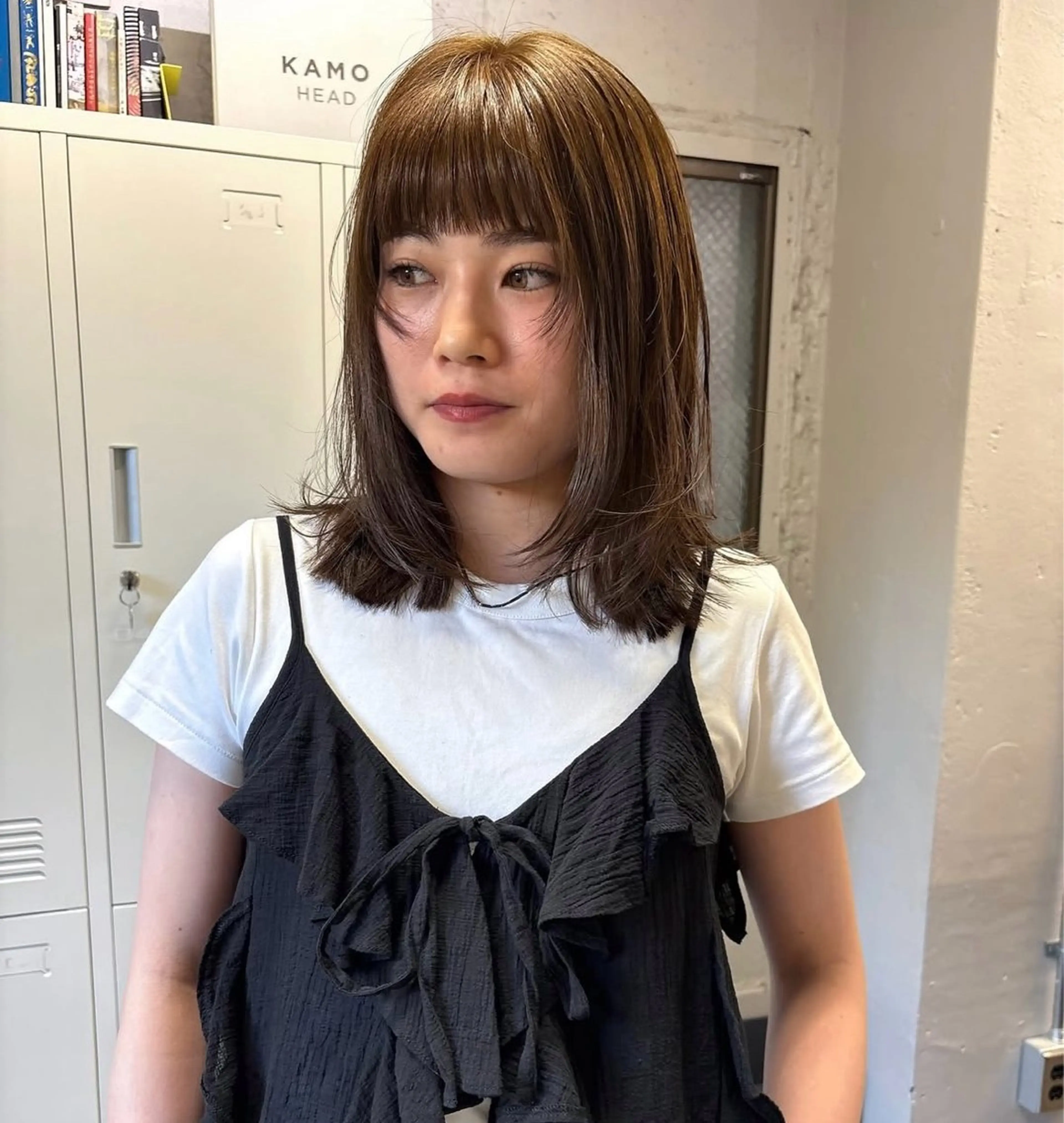 セミロング ボブ 似合わせカット カット ロングレイヤー Niina🩰のヘアスタイル