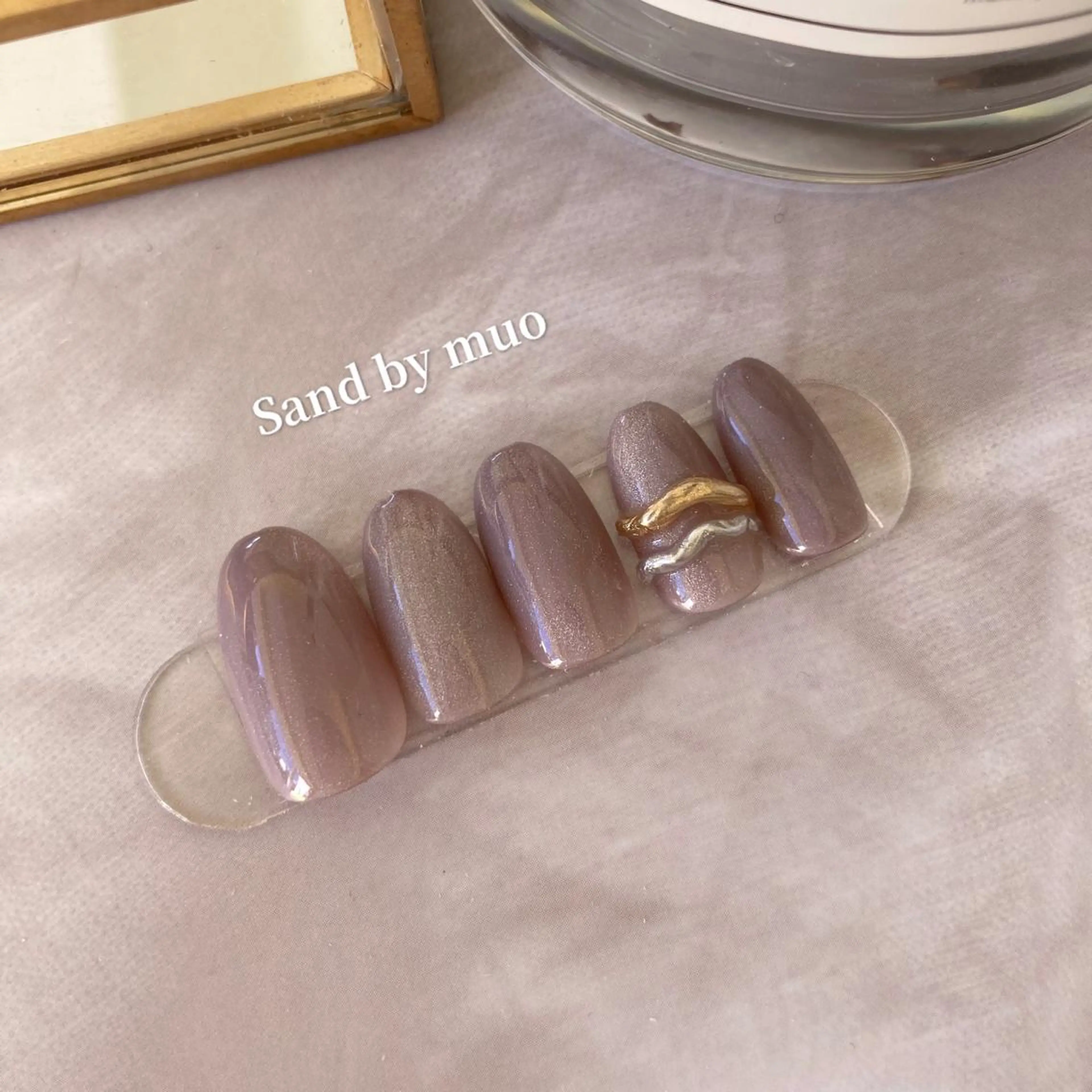ネイル マグネットネイル Sand by muoのネイルデザイン
