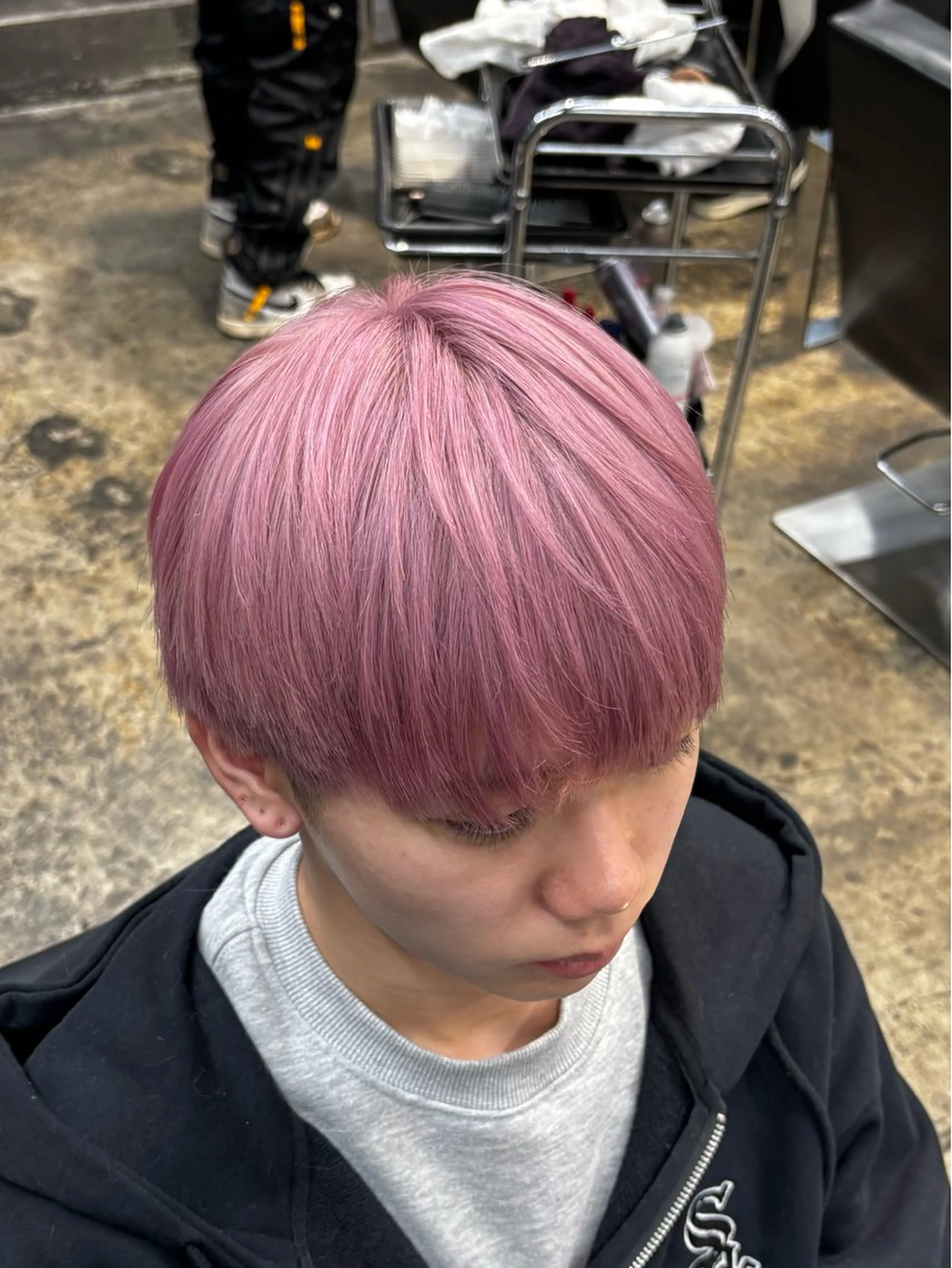 ショート メンズ カット ヘアカラー 川尻 竜正のヘアスタイル