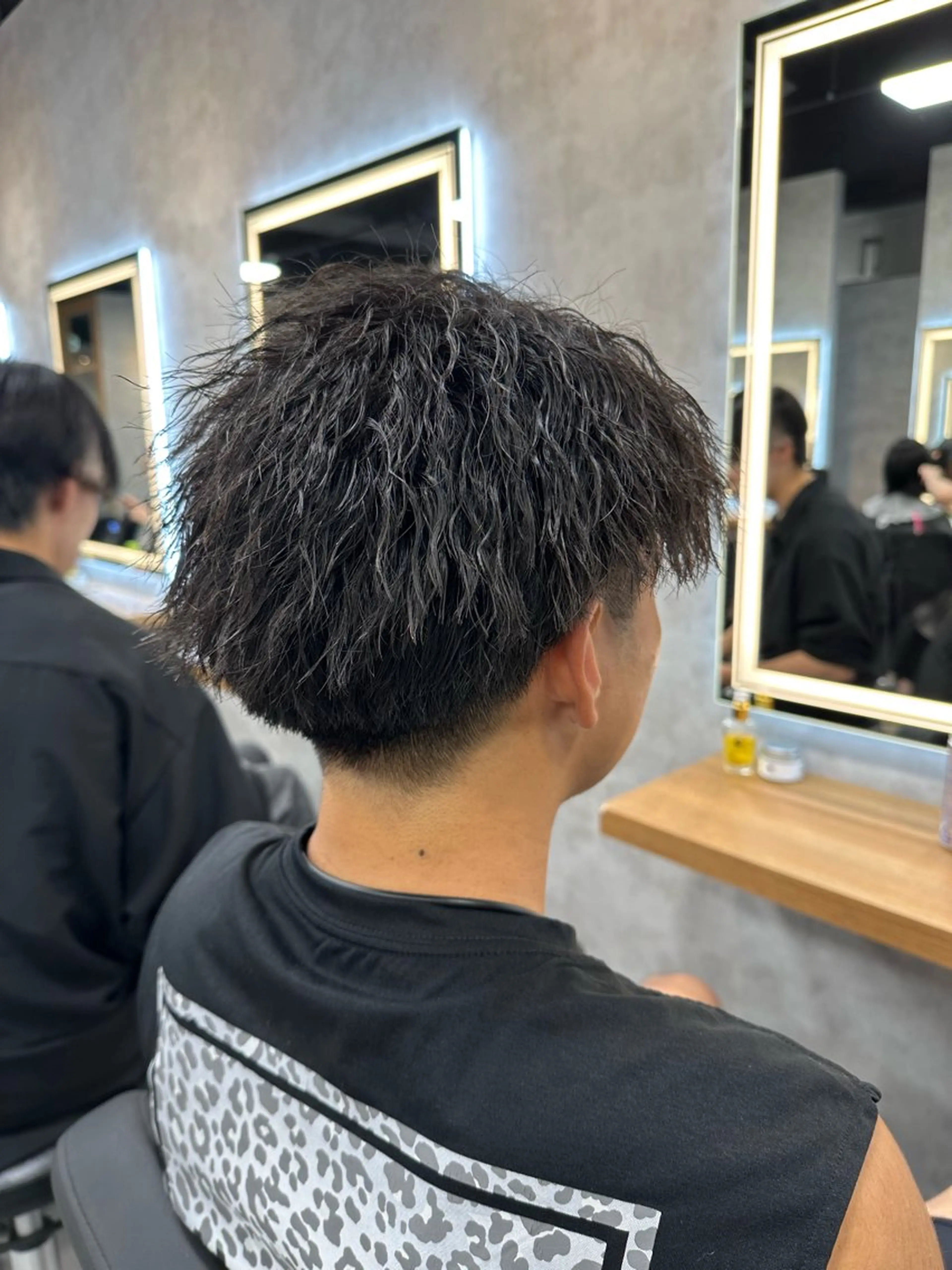 ショート パーマ メンズ メンズパーマ メンズツイストパーマ ツイストパーマ カット パーマ 札幌メンズヘア指名 No.1光👑👑のヘアスタイル